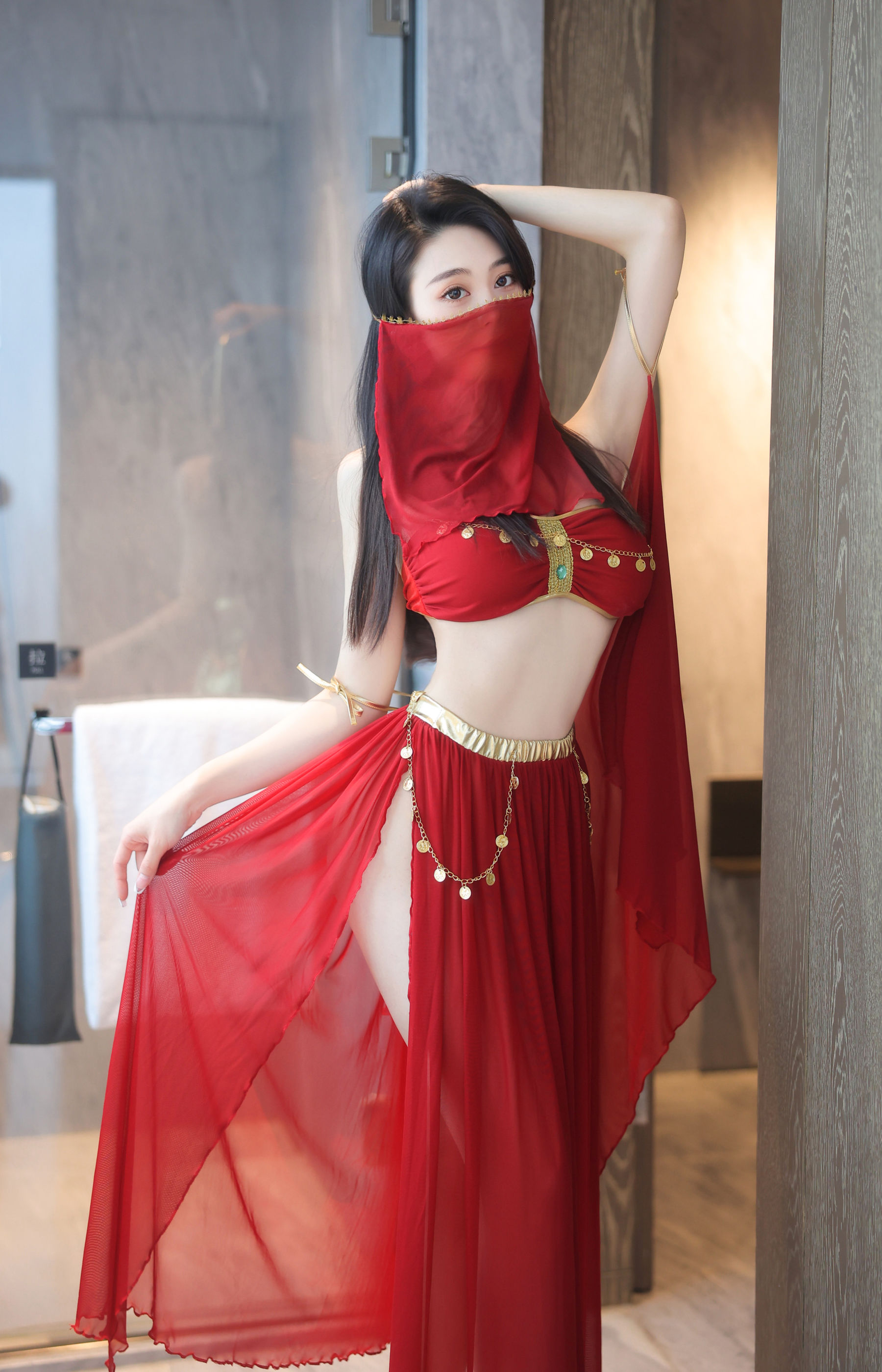 清妙 - 红色舞裙  第9张