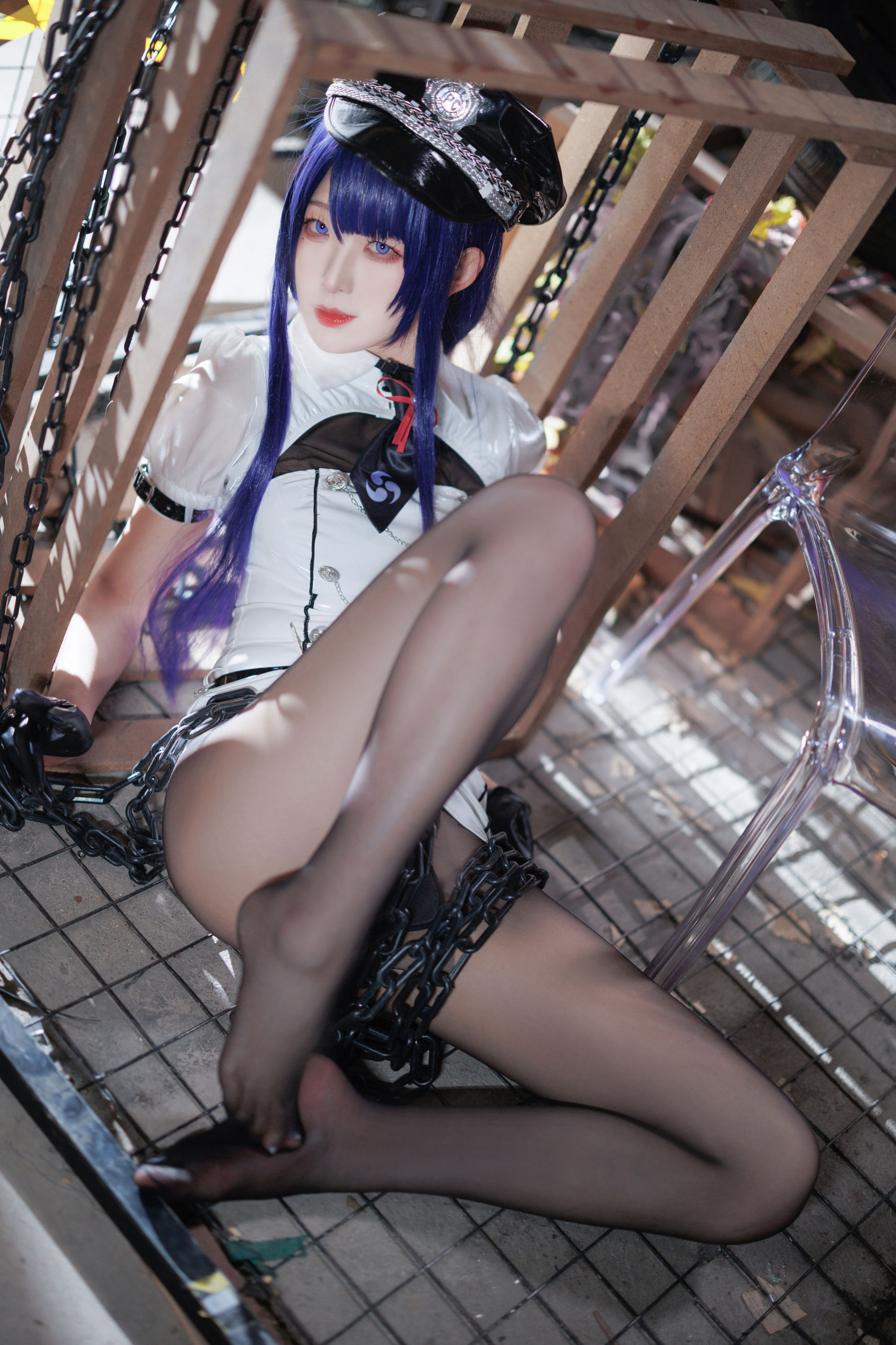 动漫博主 封疆疆v - 雷电将军女警  第34张