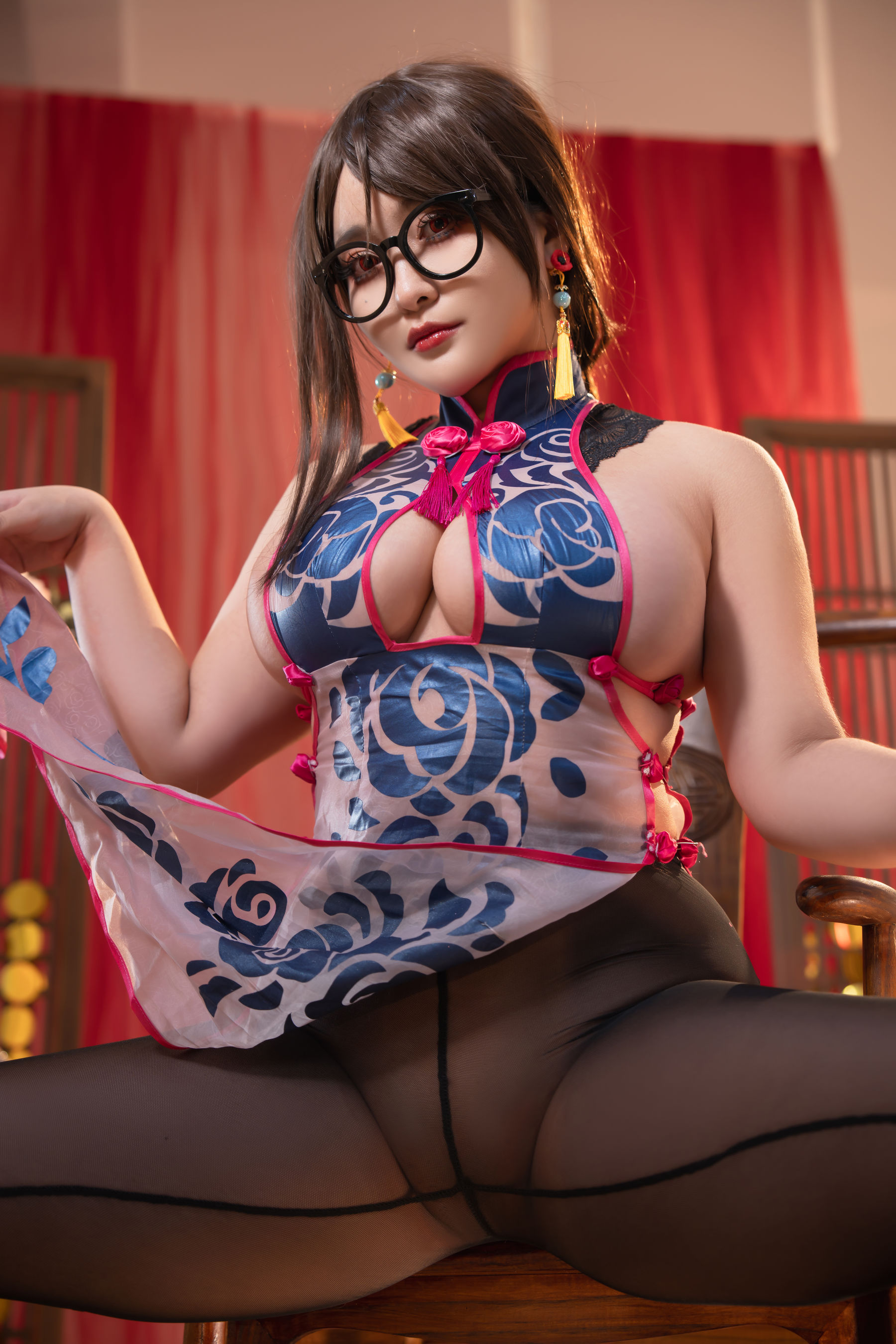 动漫博主 洛璃LoLiSAMA - 虞姬旗袍  第38张