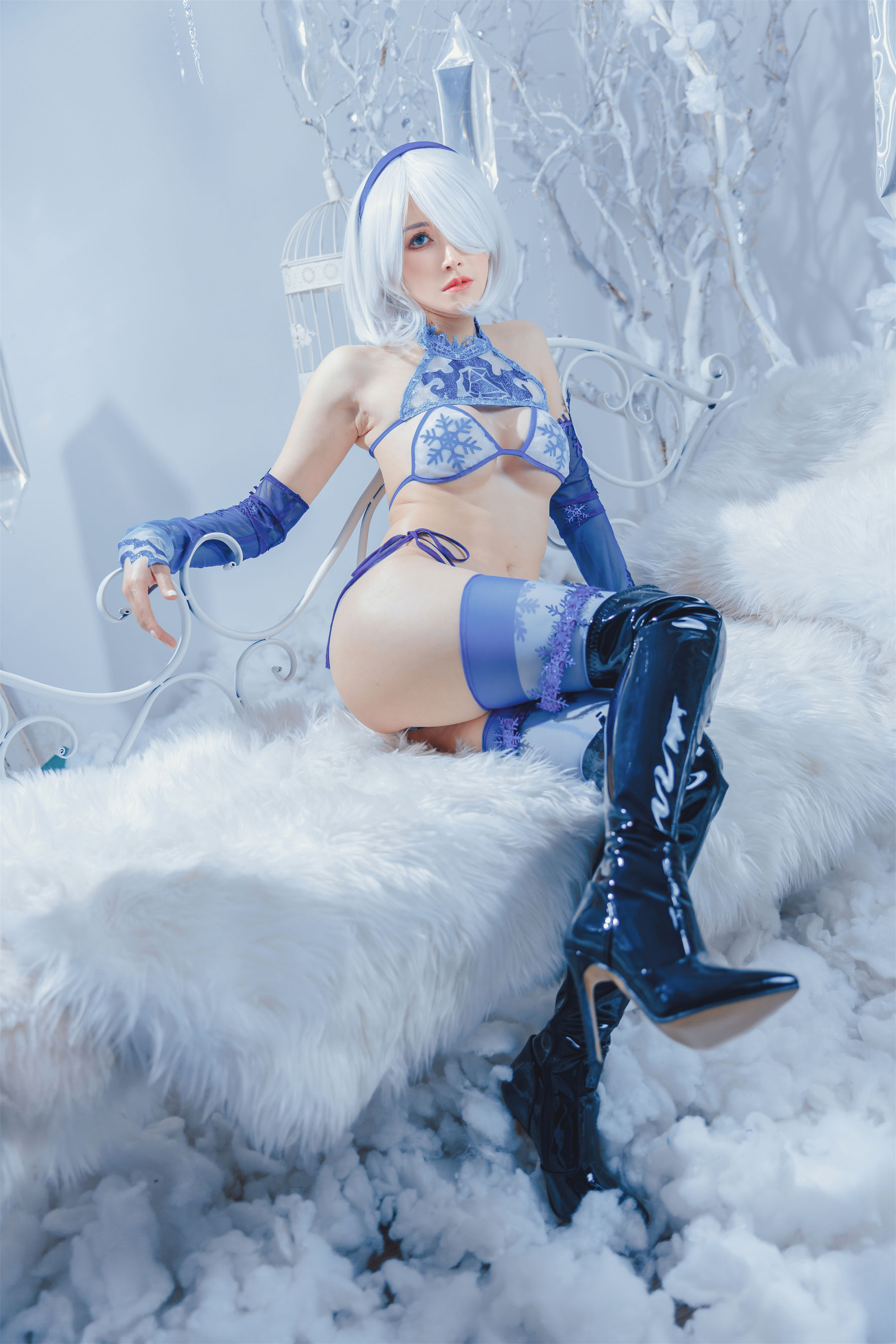 鹿八岁 - 尼尔 机械纪元 2B冰雪  第2张