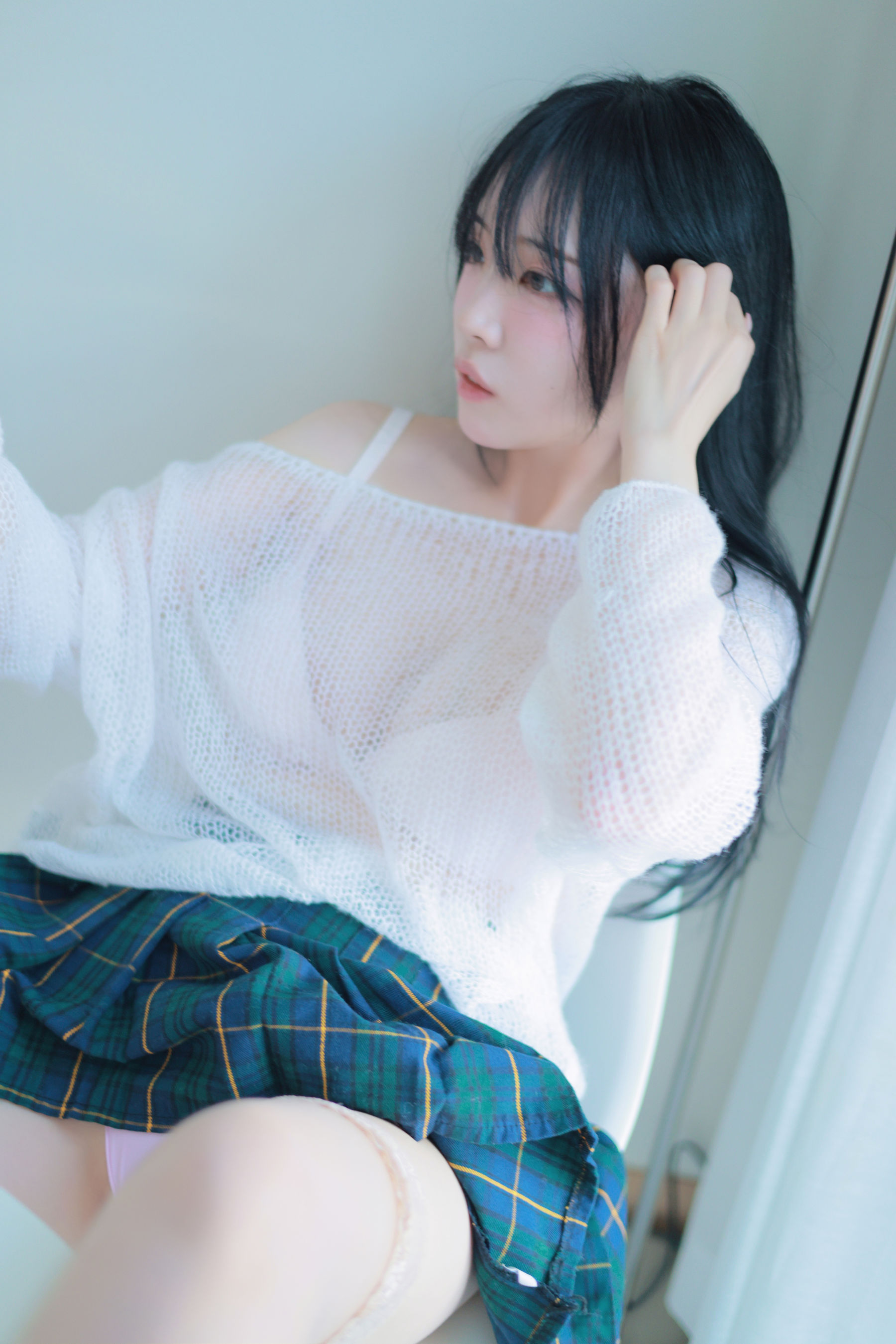 [PATREON] Rina - Extra-short plaid skirt  第1张