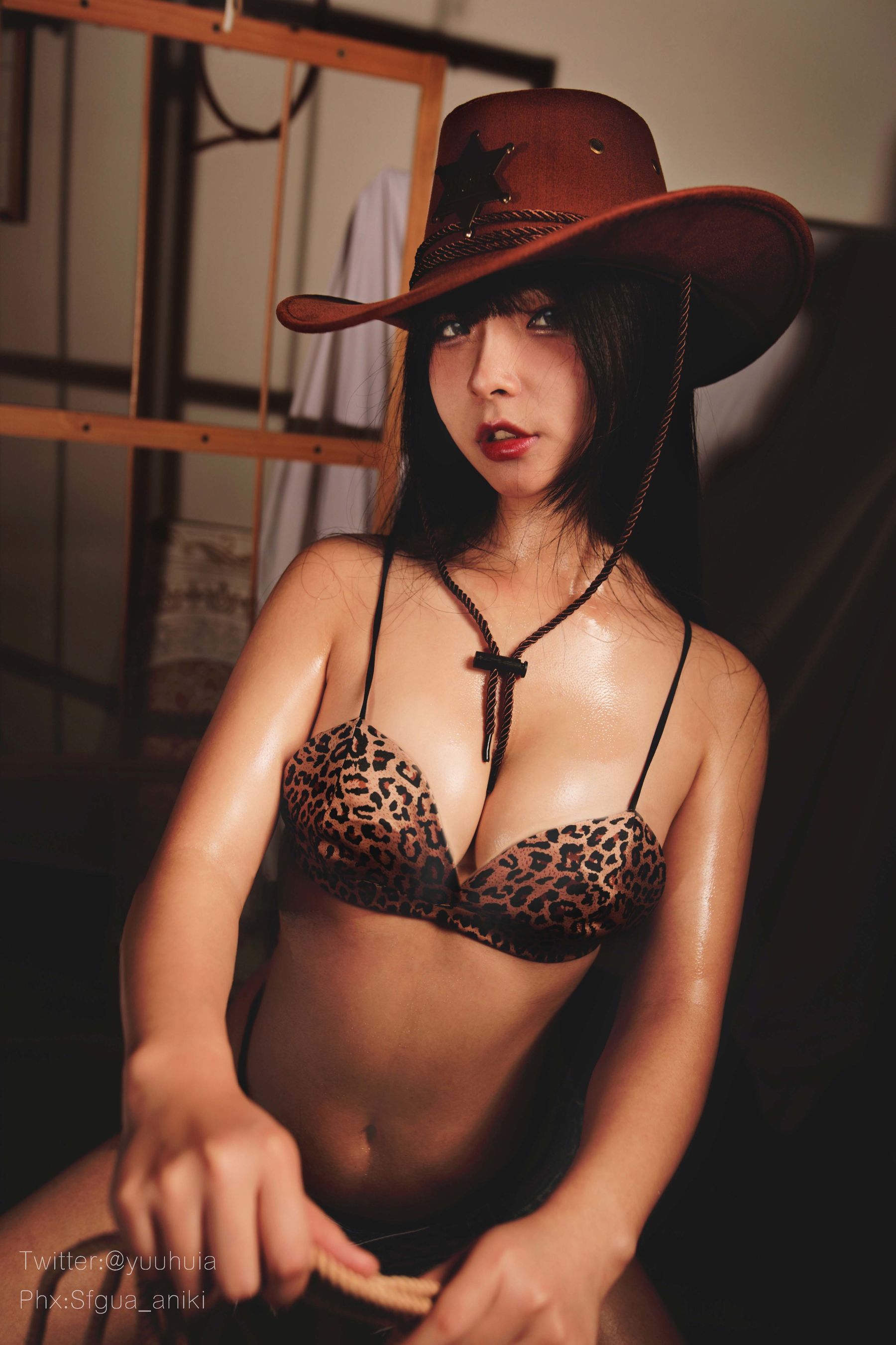 yuuhui玉汇 - 豹纹牛仔  第14张