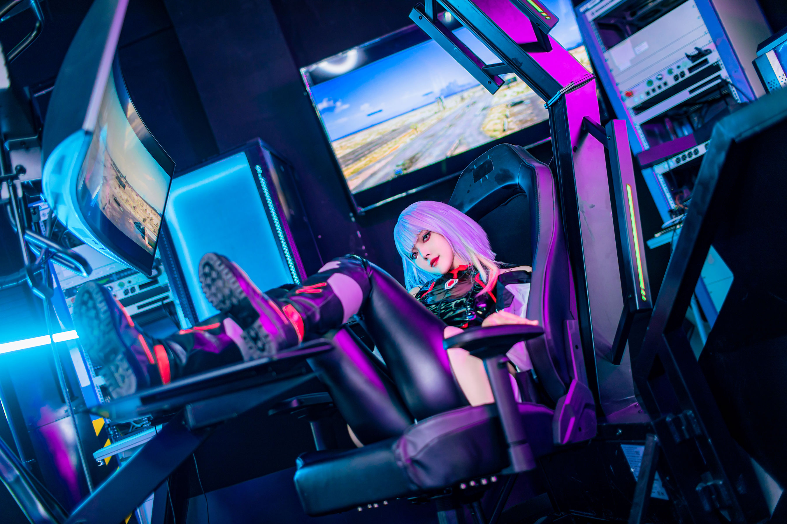 Natsuko夏夏子 - 赛博朋克 边缘行者Lucy  第4张