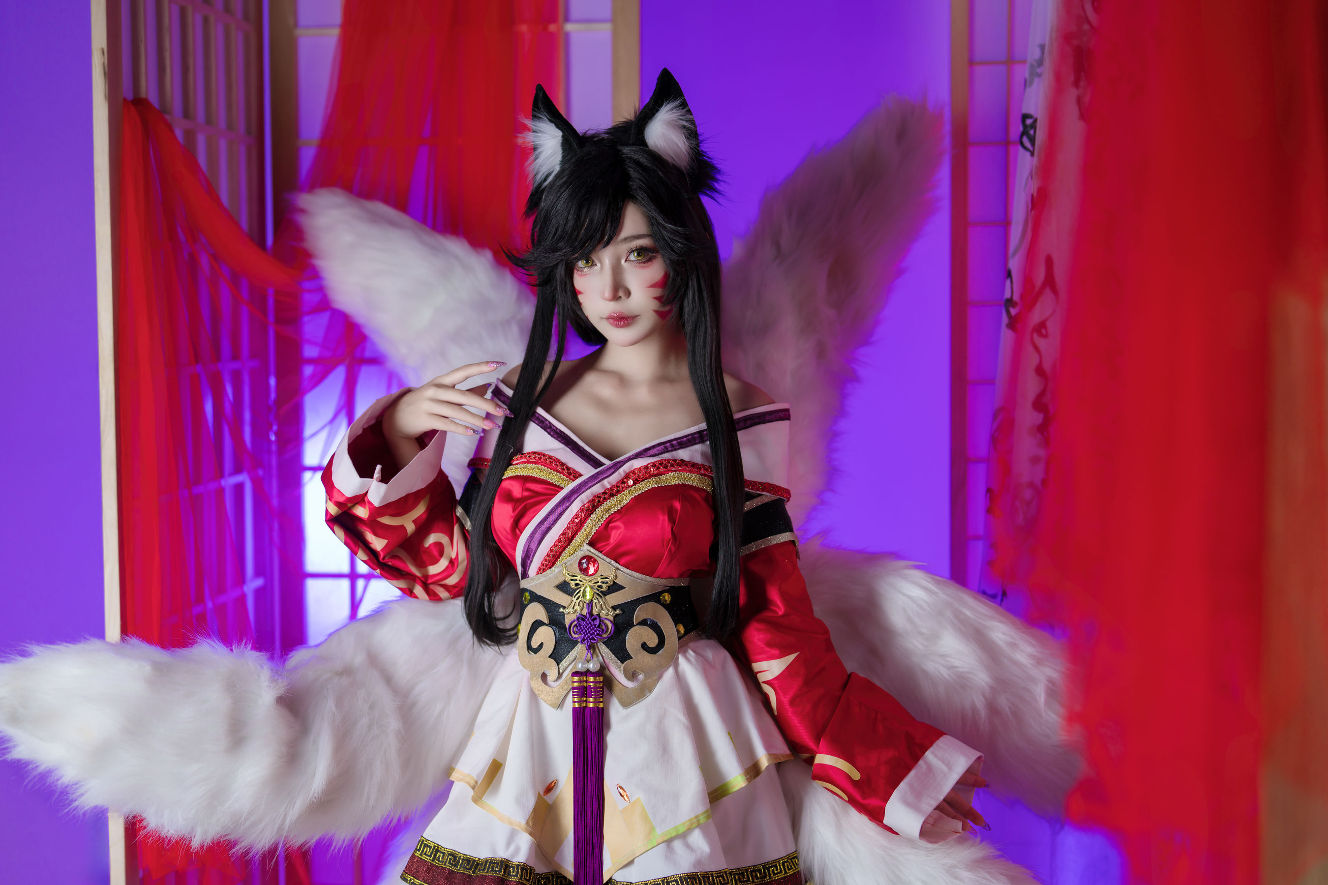 Umeko J - cosplay Ahri League of Legends  第1张