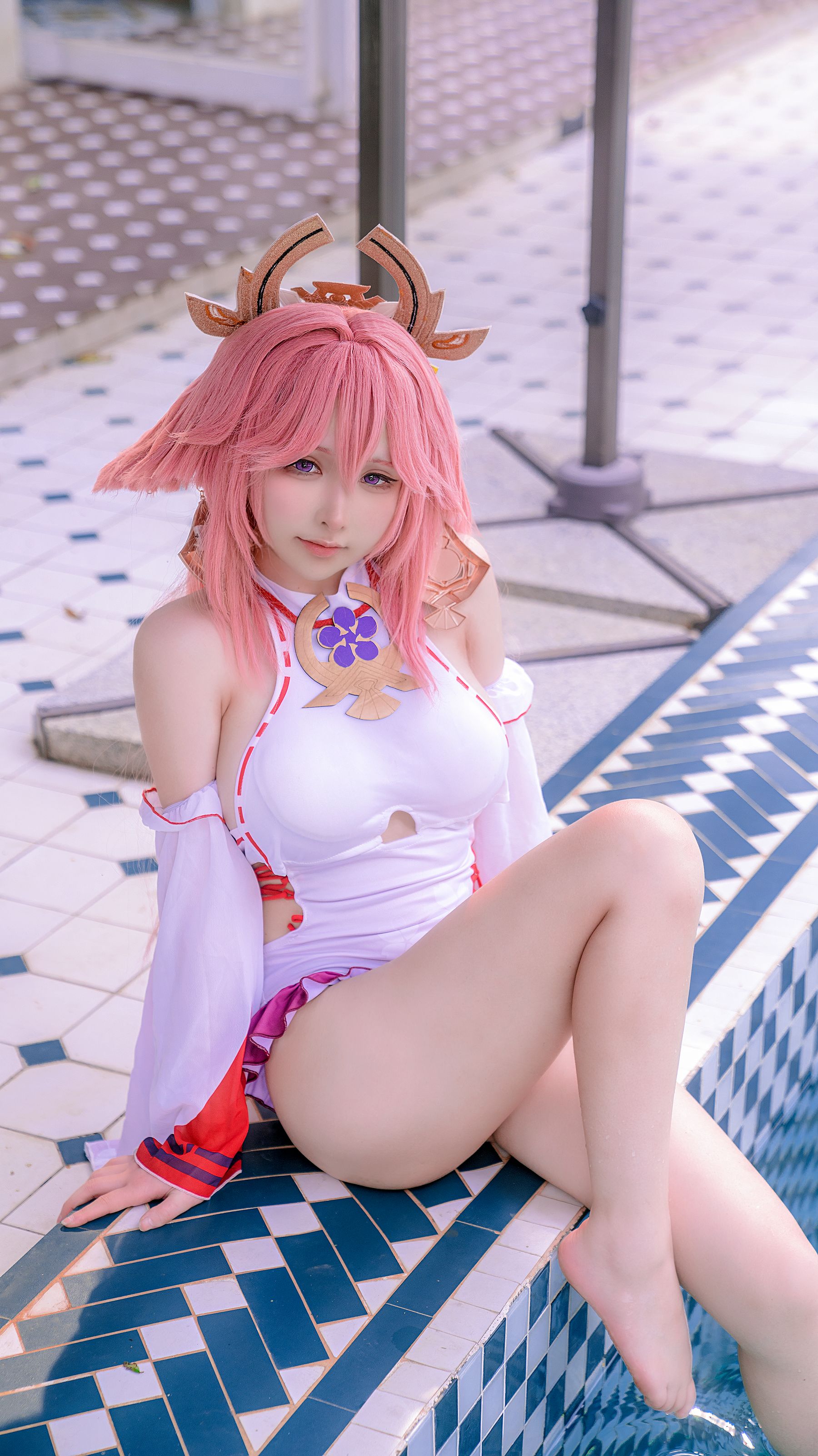 樱梨梨 - 八重神子泳装  第12张