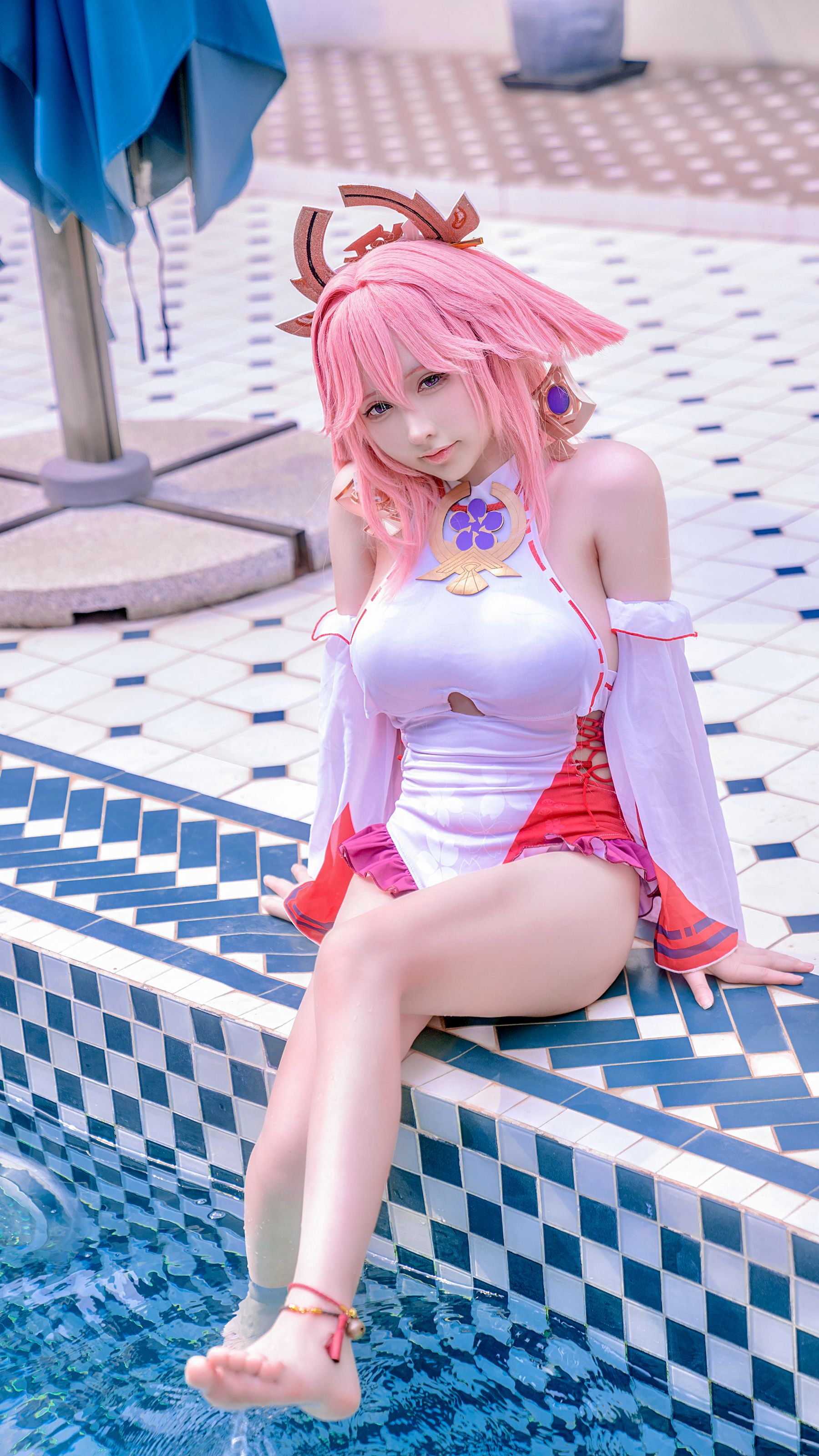 樱梨梨 - 八重神子泳装  第4张