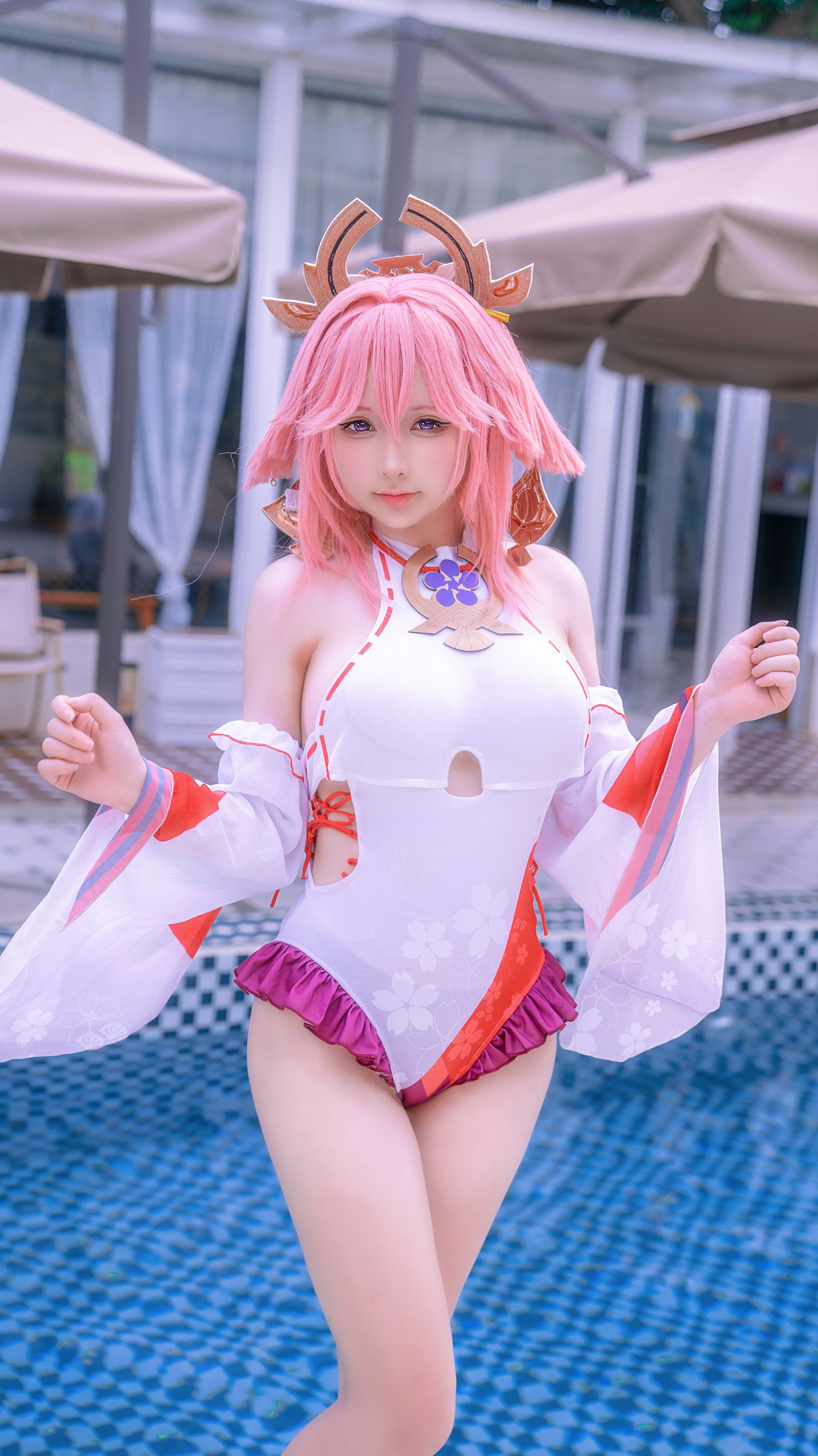 樱梨梨 - 八重神子泳装  第30张