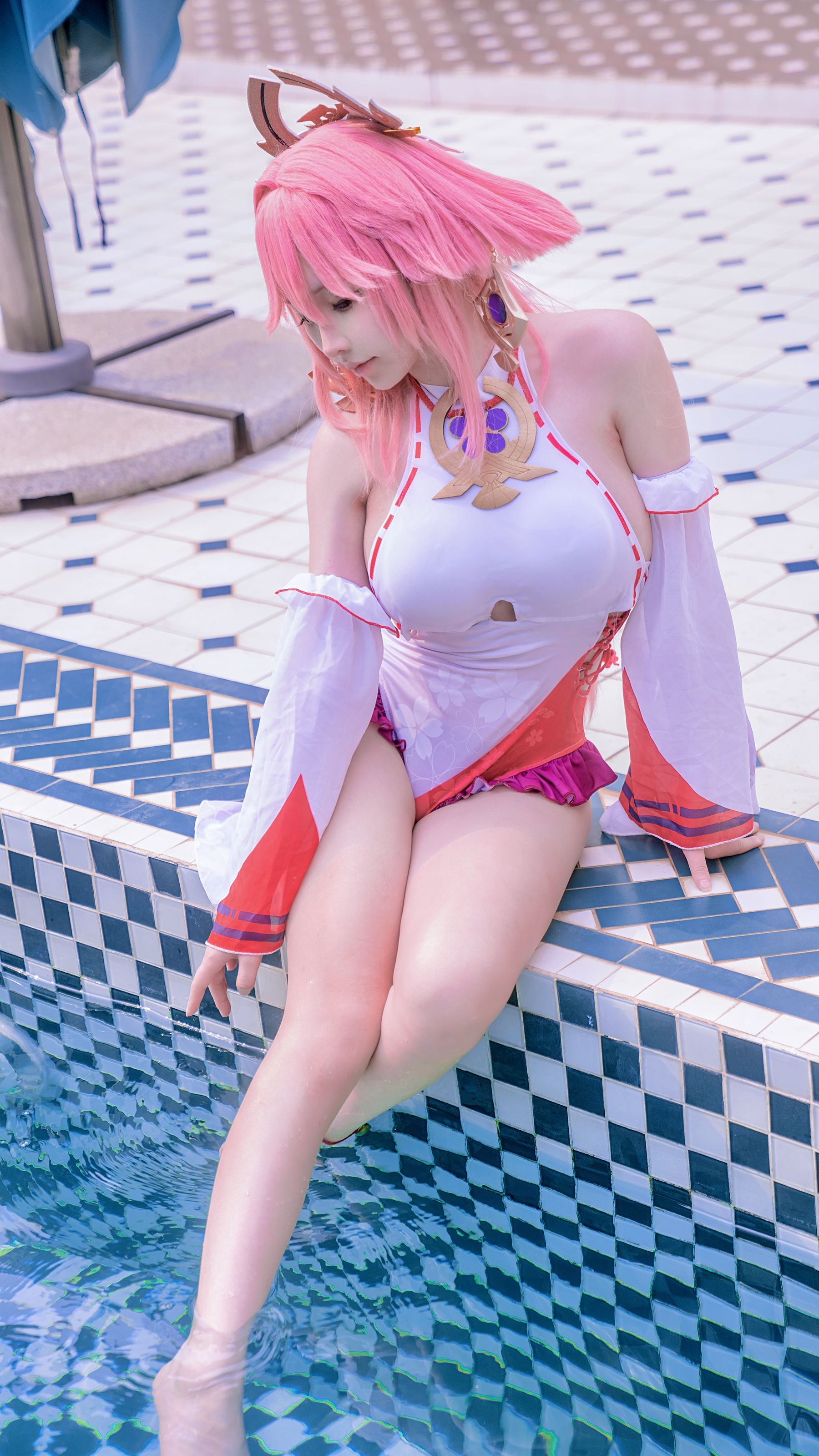 樱梨梨 - 八重神子泳装  第11张