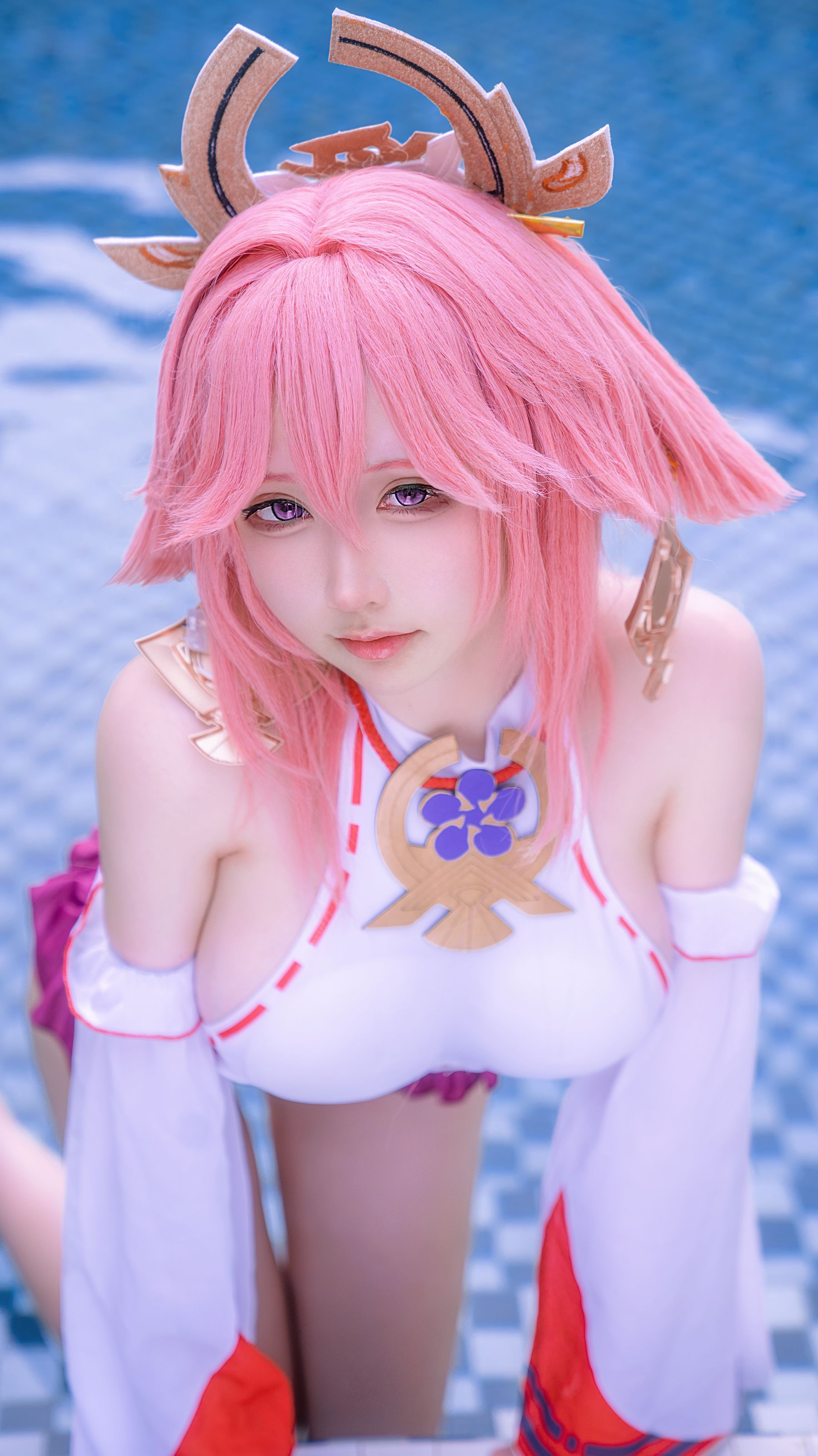 樱梨梨 - 八重神子泳装  第4张