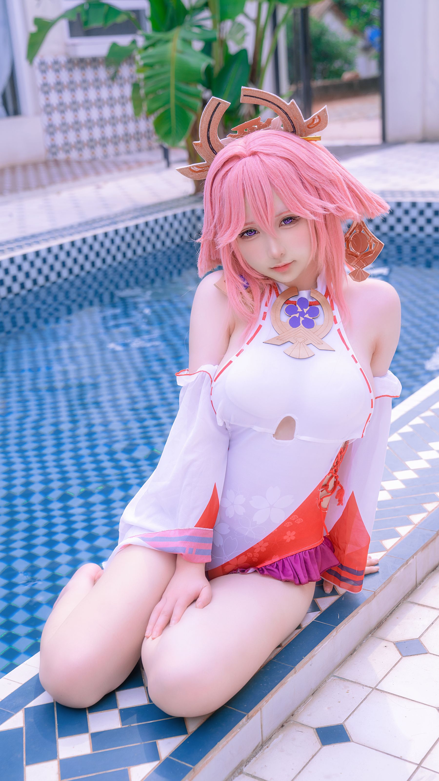 樱梨梨 - 八重神子泳装  第24张