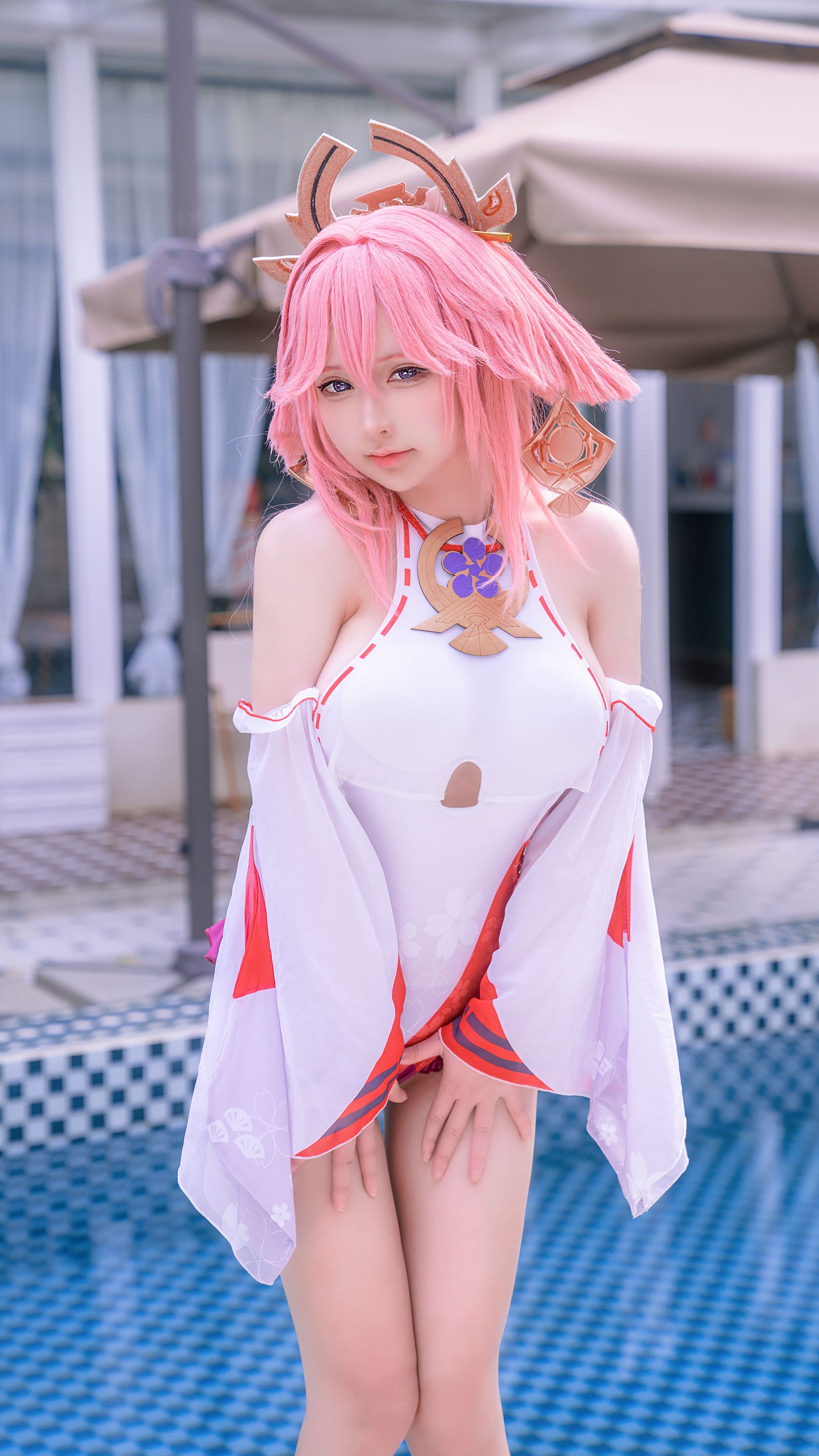 樱梨梨 - 八重神子泳装  第29张