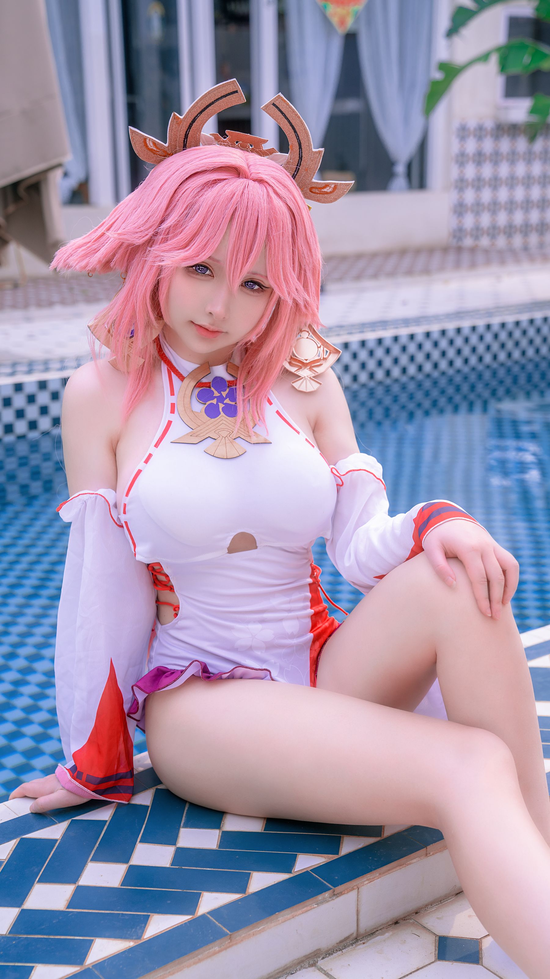 樱梨梨 - 八重神子泳装  第31张