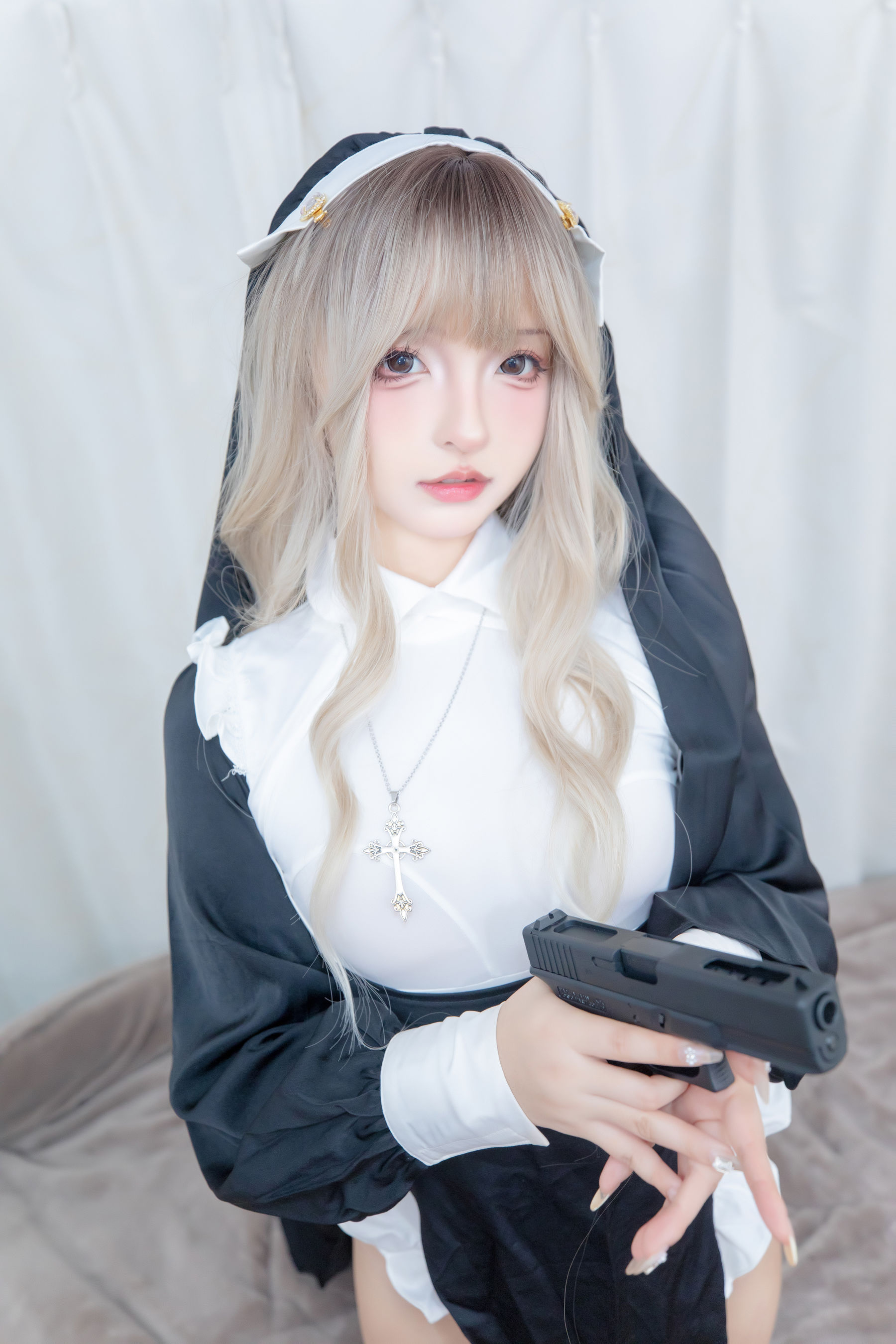 萝莉神楽板真冬 之战斗修女  第4张