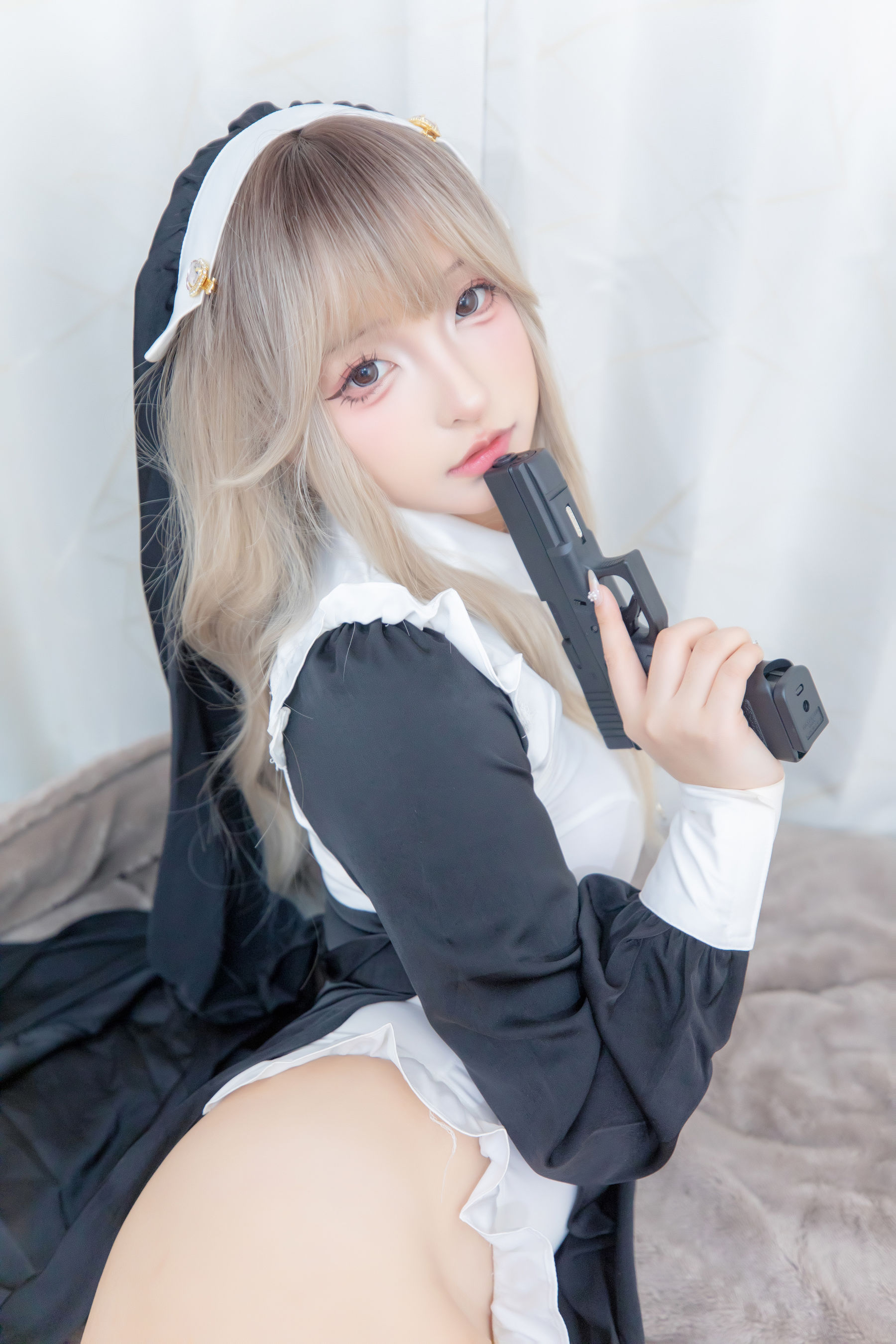 萝莉神楽板真冬 之战斗修女  第7张