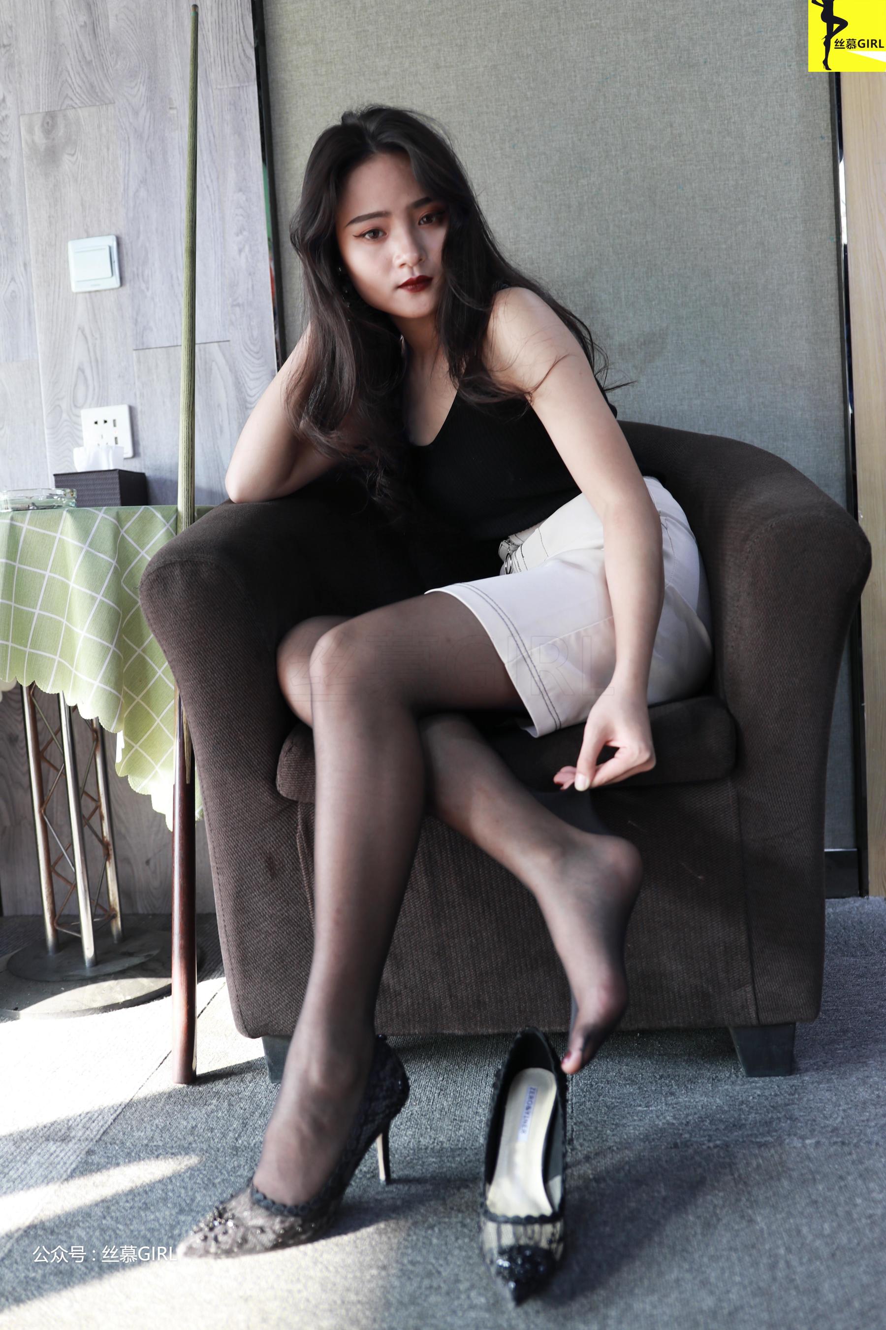 [丝慕] 第023期 Miya 《台球与黑丝》  第63张