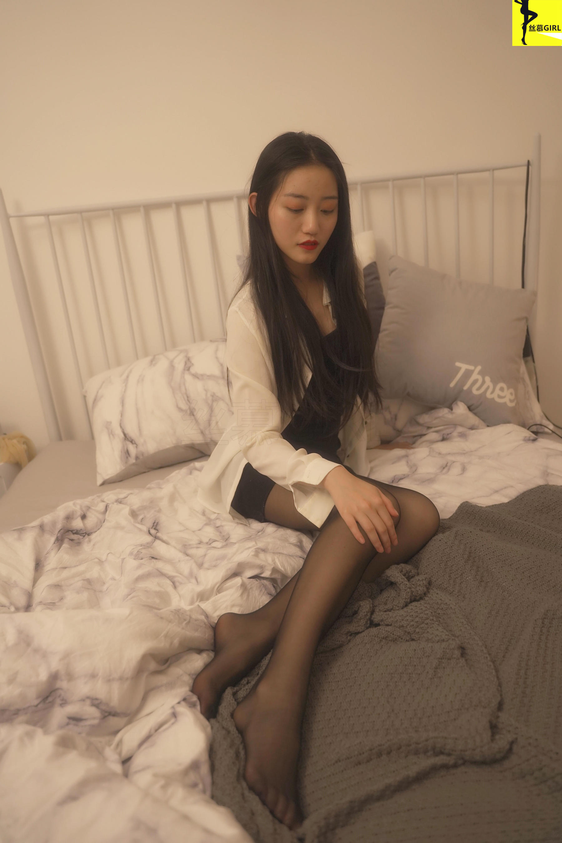 [丝慕] 第032期 双双 丝密《她来了》  第9张