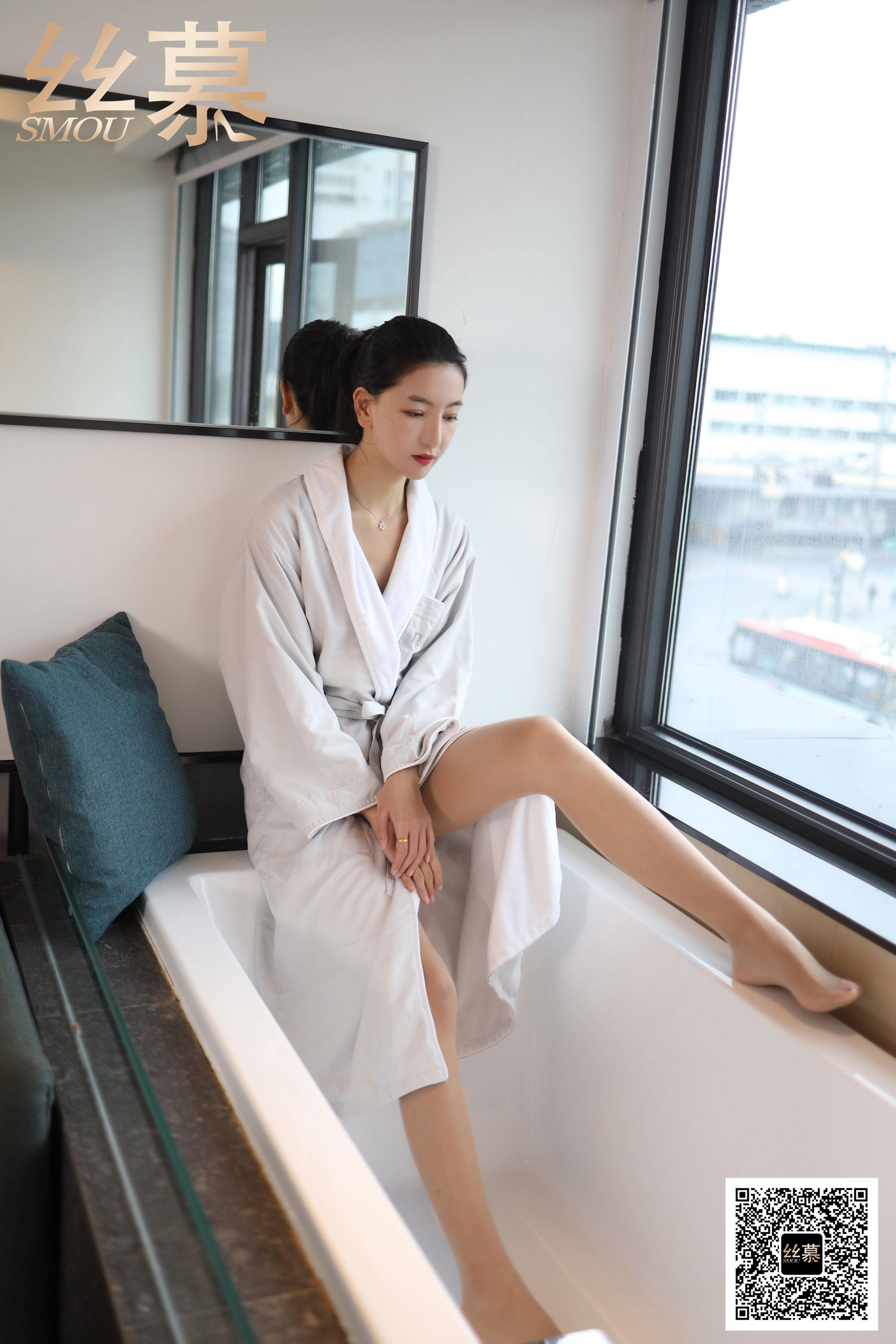 [丝慕] SM410 茗茗 《法兰绒浴袍》  第3张