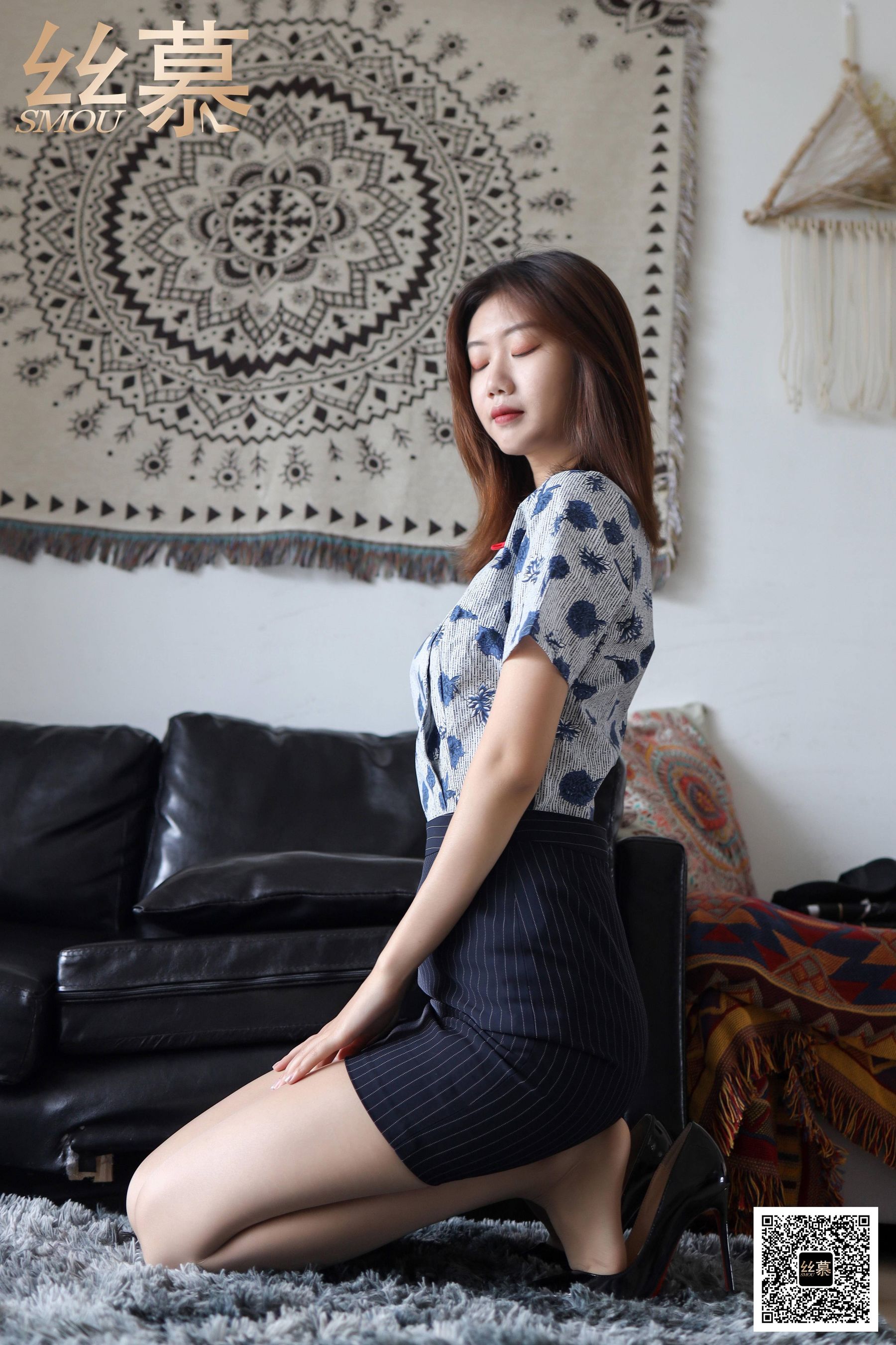 [丝慕] SM415 米朵 《空姐的超薄款制服袜》  第4张