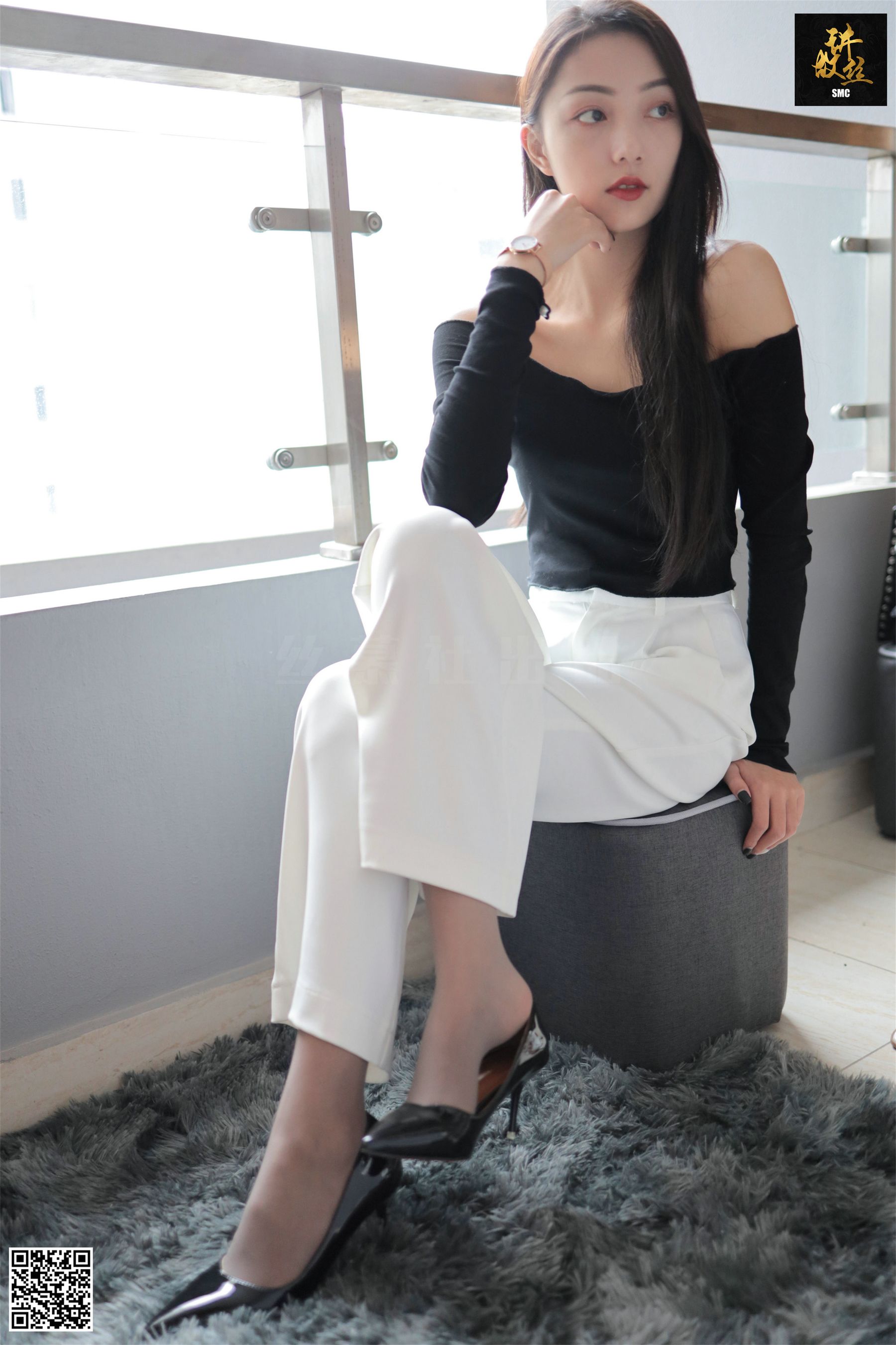 [丝慕] 特写集TX004 诗晴 《天鹅绒裤里丝》  第5张