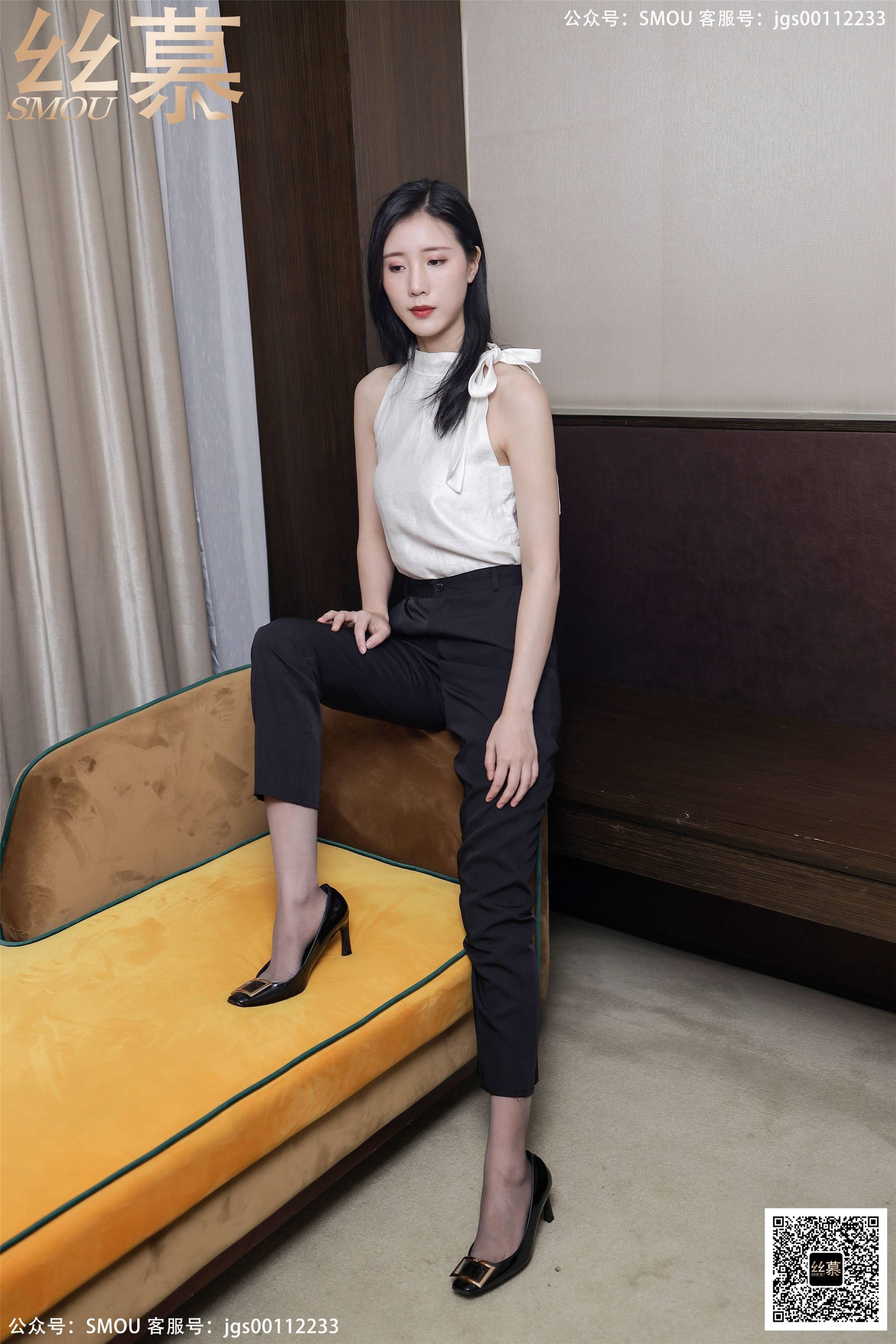 [丝慕] SM425 紫宁 《高腰OL西裤袜》  第28张