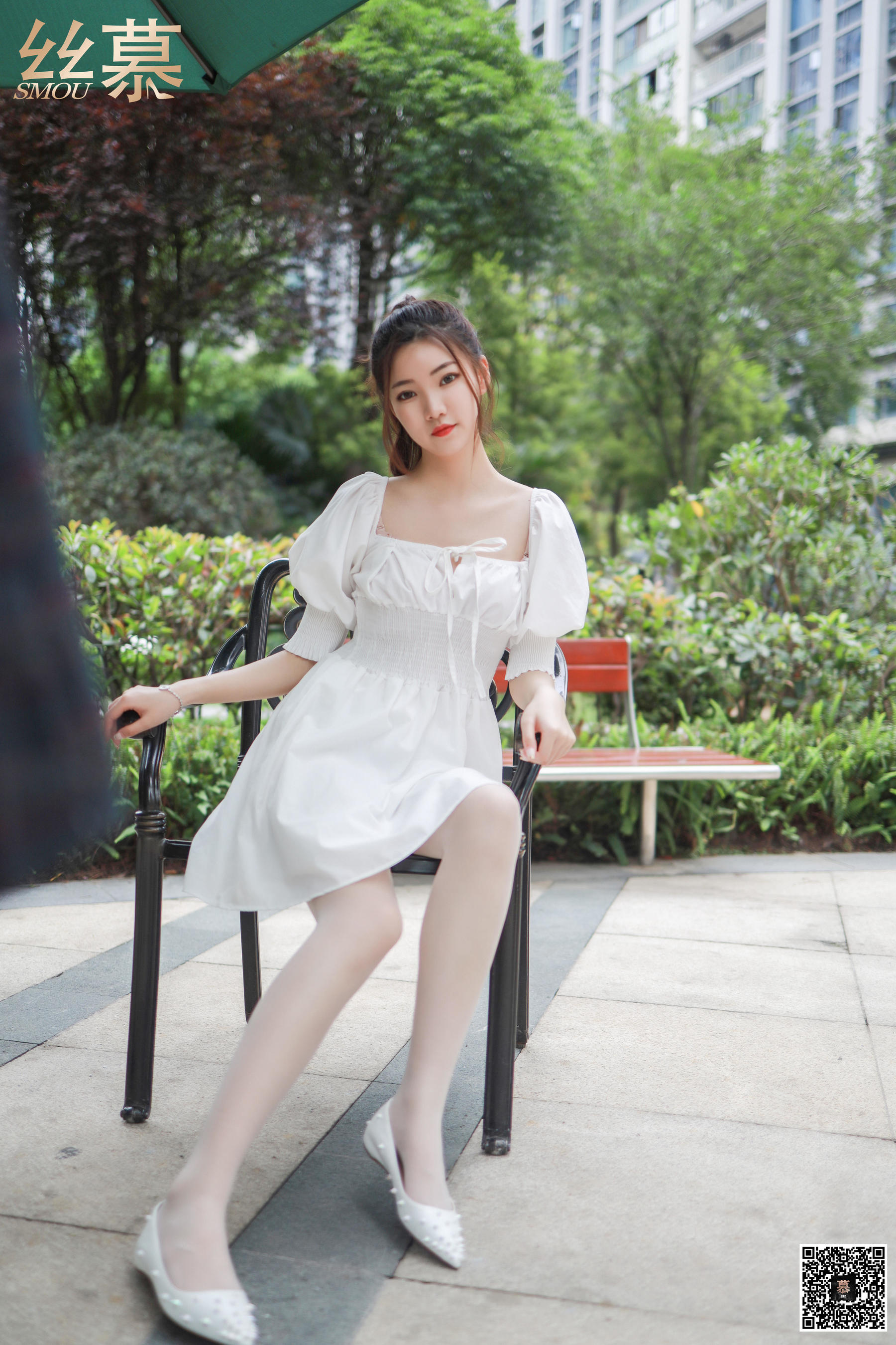 [丝慕] 特写集TX030 文欣 《阳光下的白丝光影》  第13张