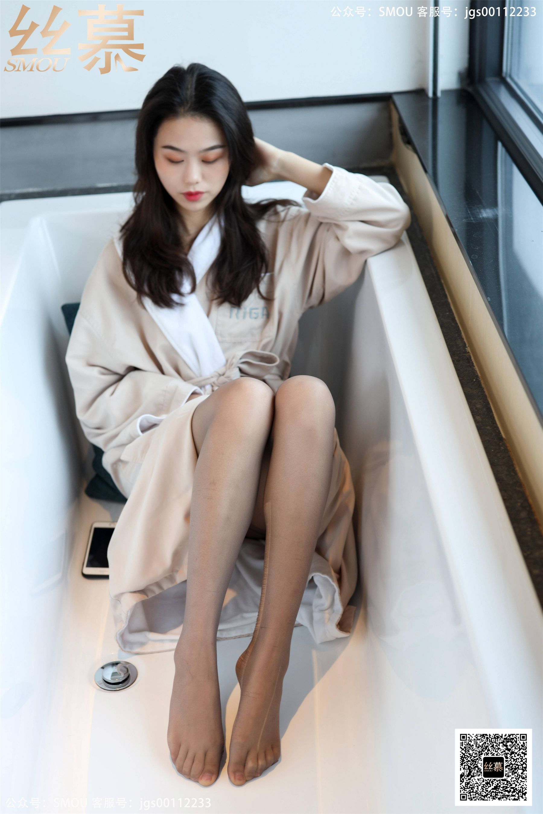 [丝慕] SM424 芝芝 《BONAS灰色薄款袜》  第6张