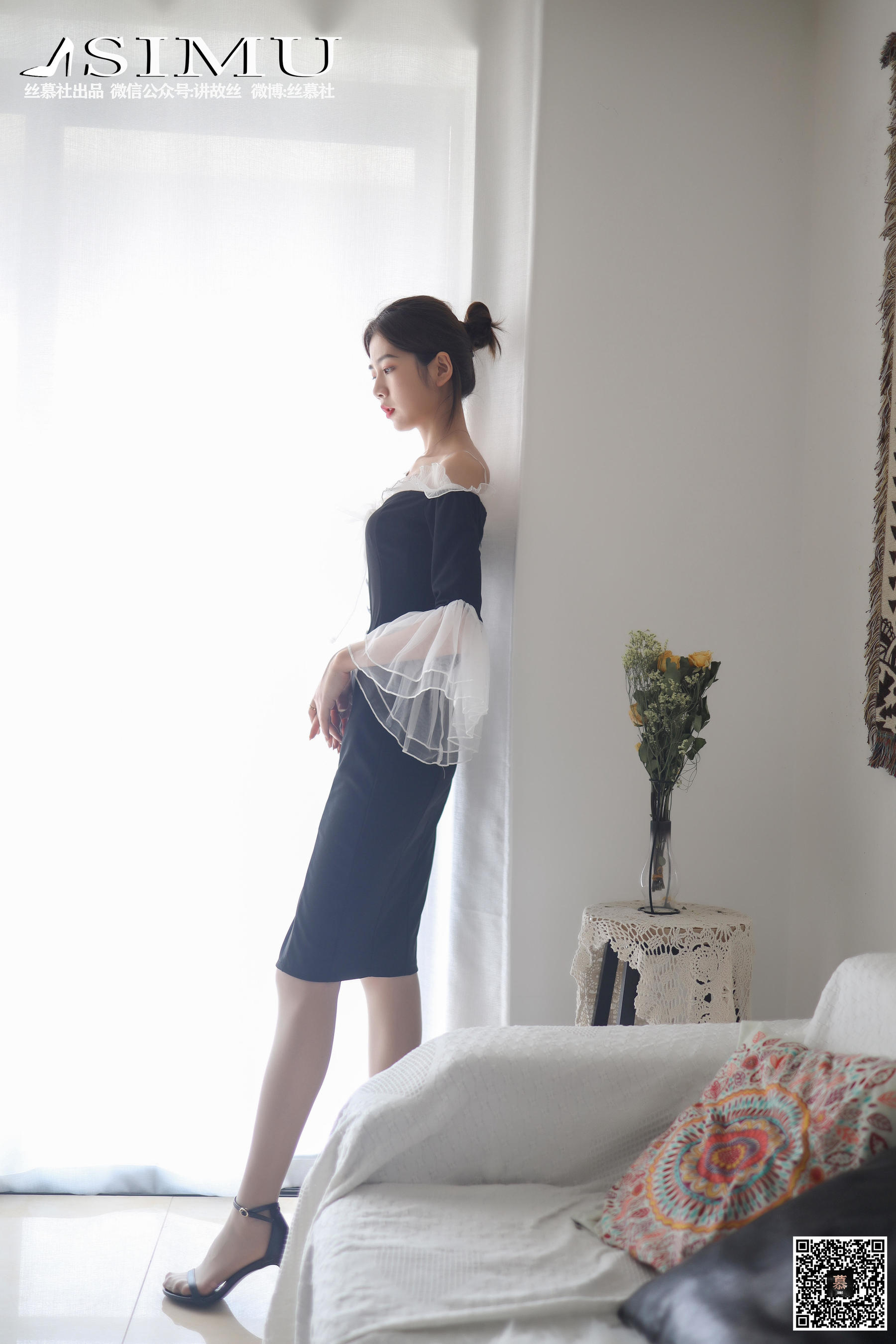 [丝慕] 特写集TX023 新模 《新模的灰丝特写》  第3张