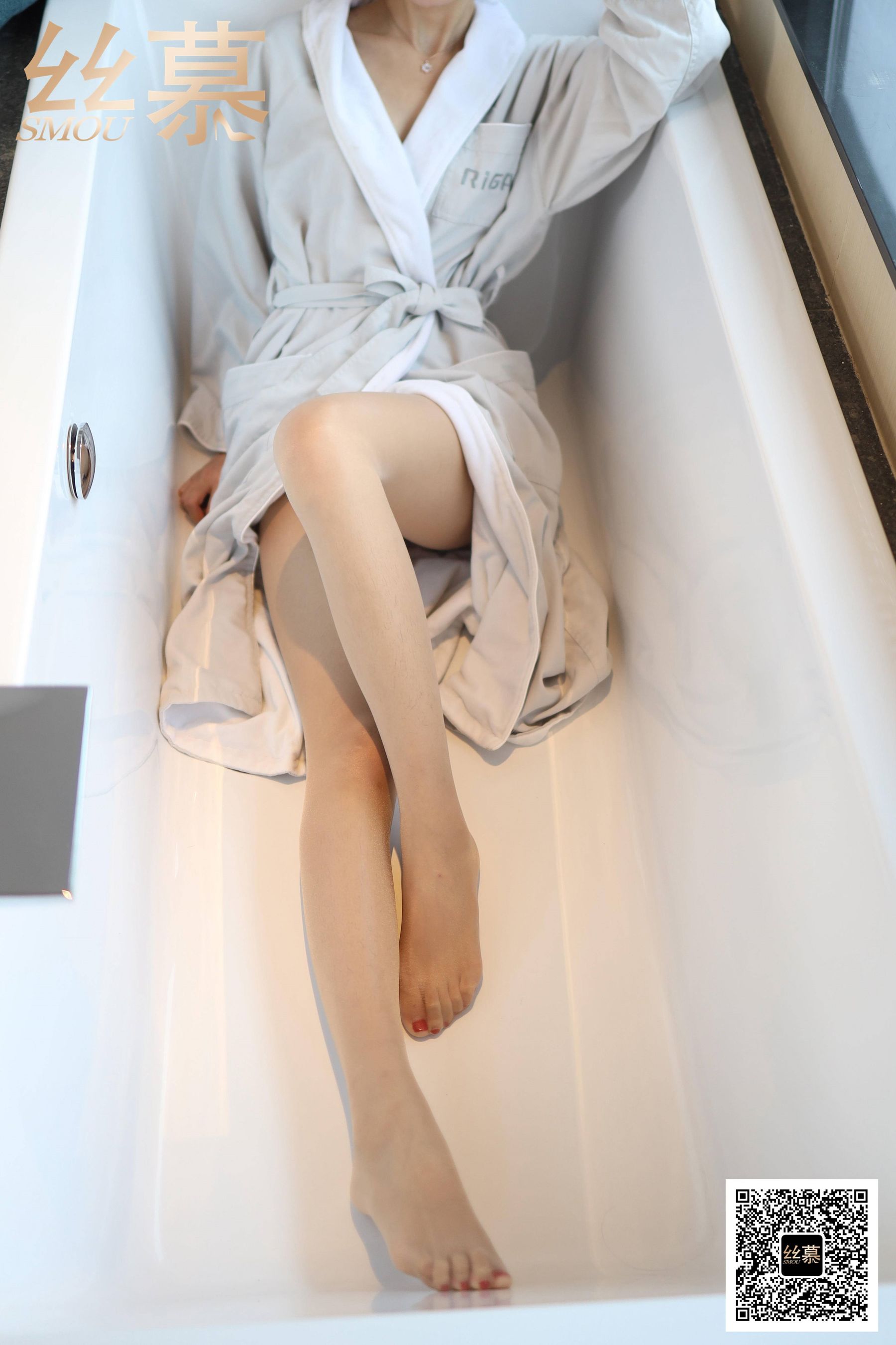 [丝慕] SM410 茗茗 《法兰绒浴袍》  第2张