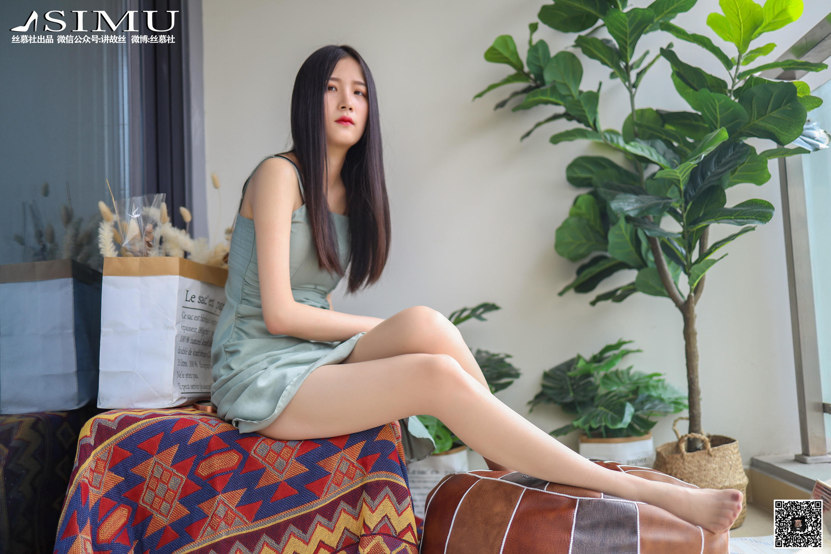 [丝慕] 特写集TX024 熙熙 《阳台玩丝的熙熙》  第17张