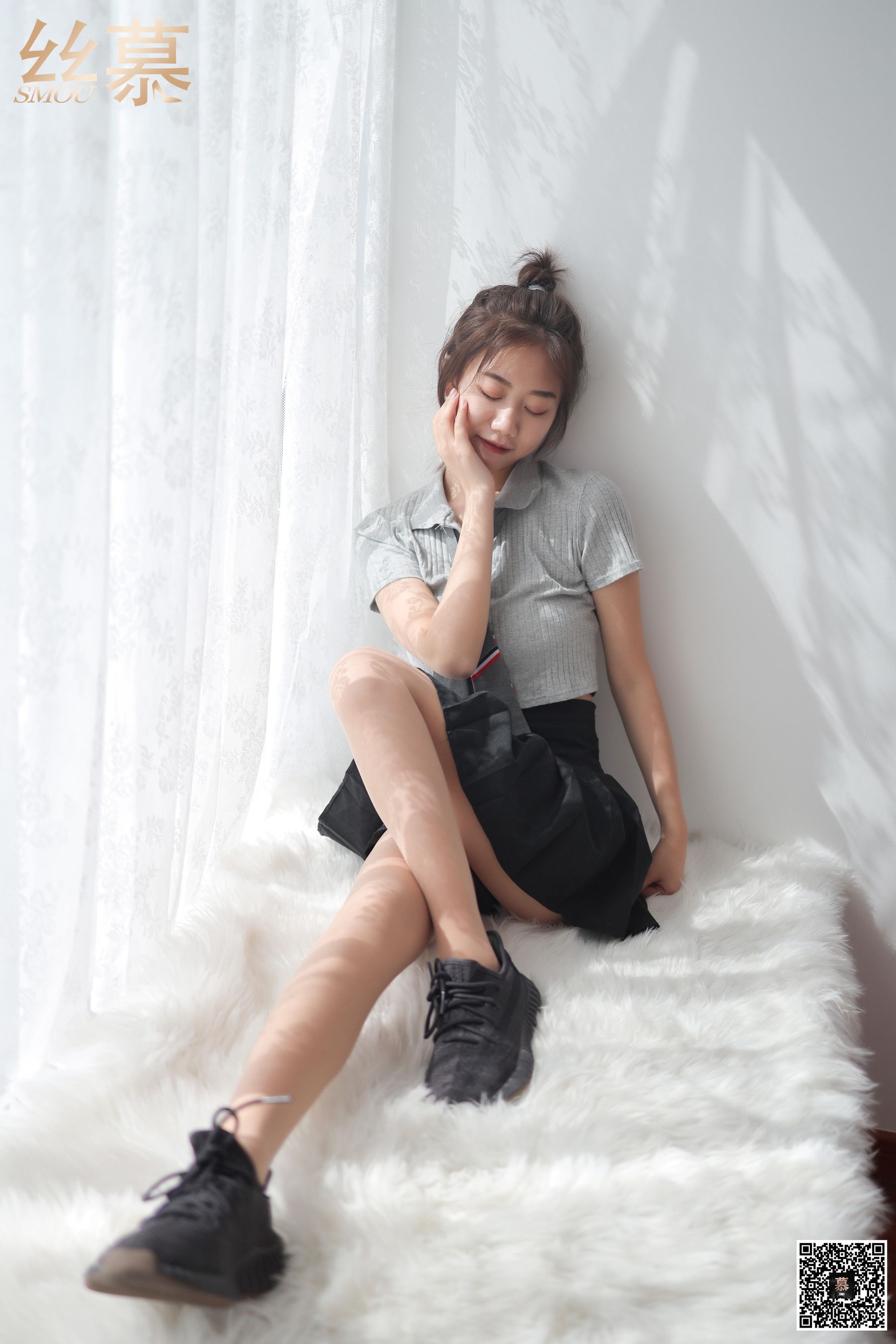 [丝慕] 特写集TX041 米朵 《缠在腿上的双丝诱惑》  第15张