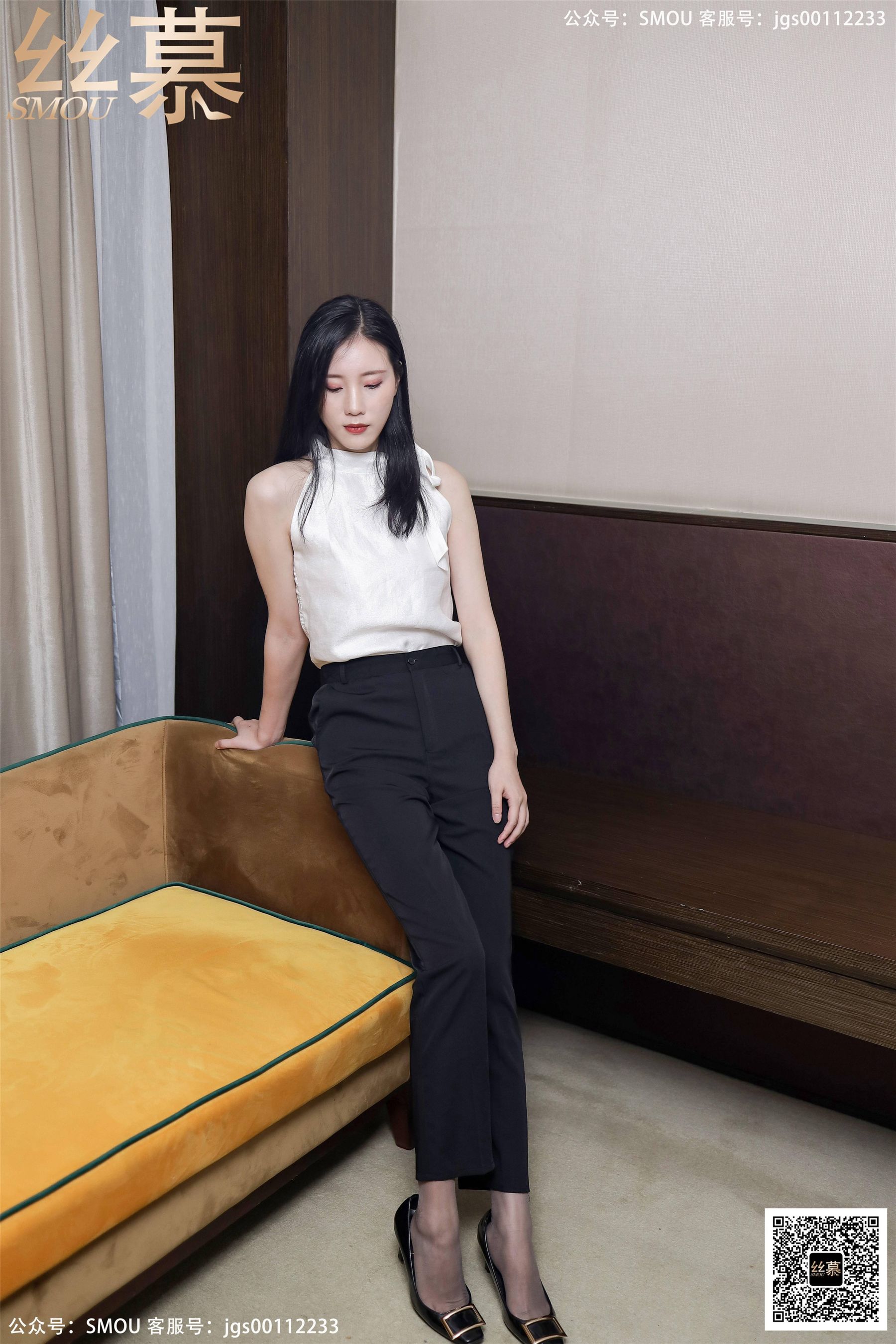 [丝慕] SM425 紫宁 《高腰OL西裤袜》  第6张