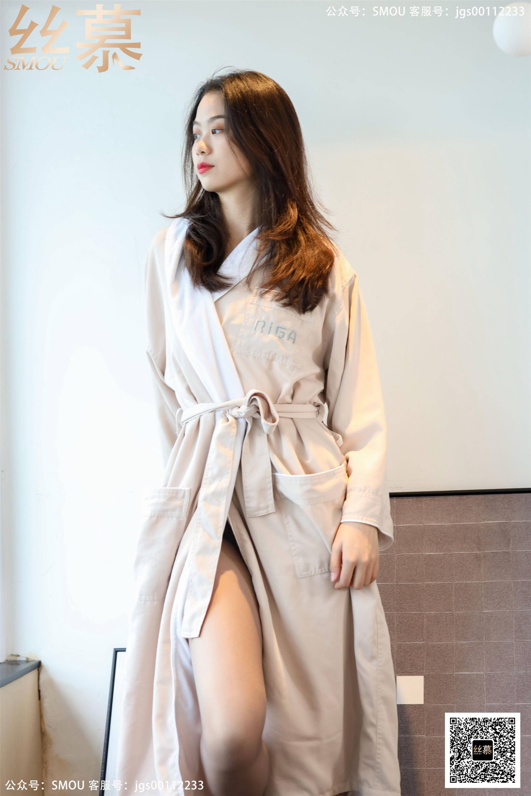 [丝慕] SM424 芝芝 《BONAS灰色薄款袜》  第14张