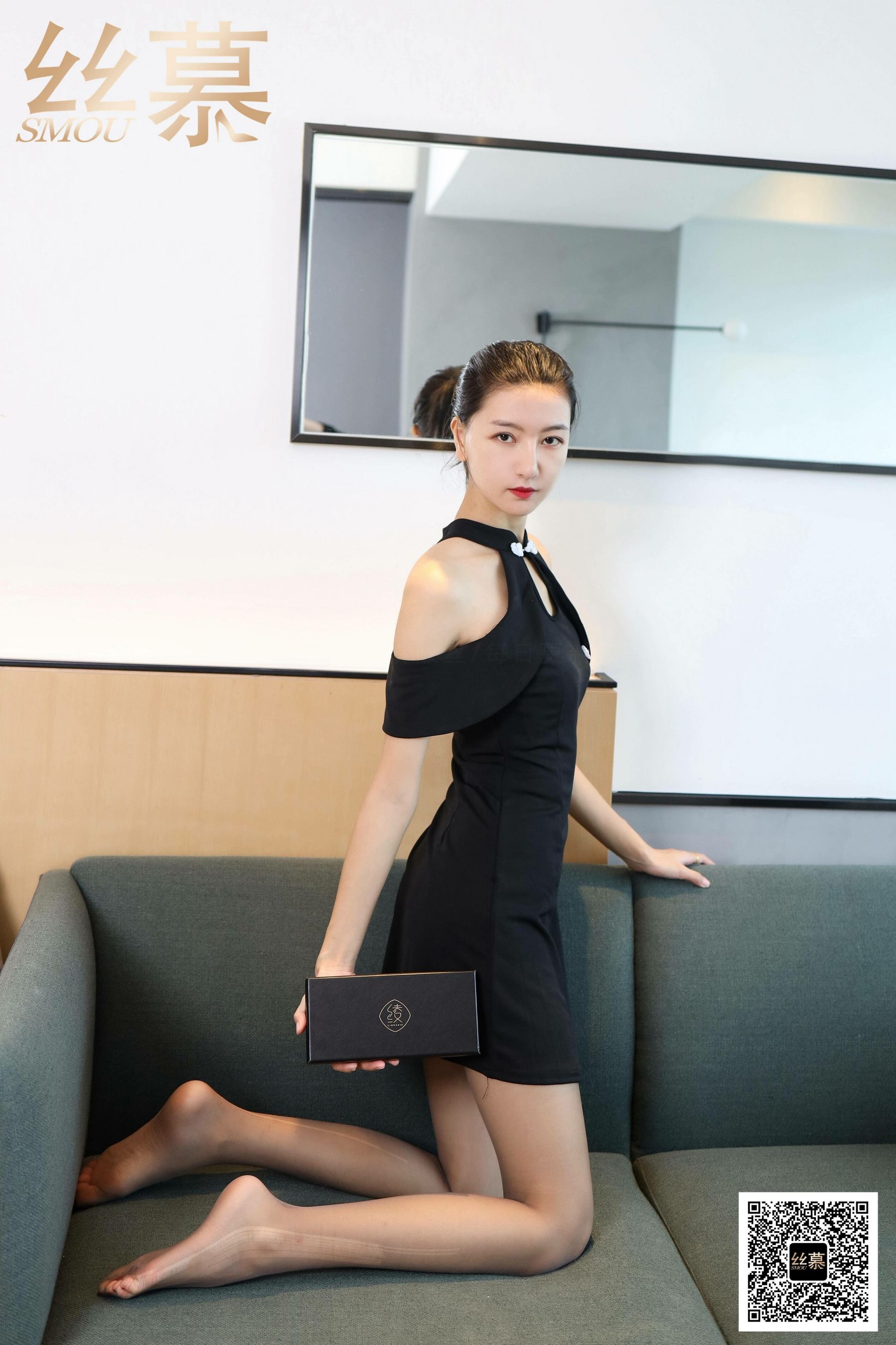 [丝慕] SM405 天天一元 茗茗《复古荷叶袖旗袍》  第4张