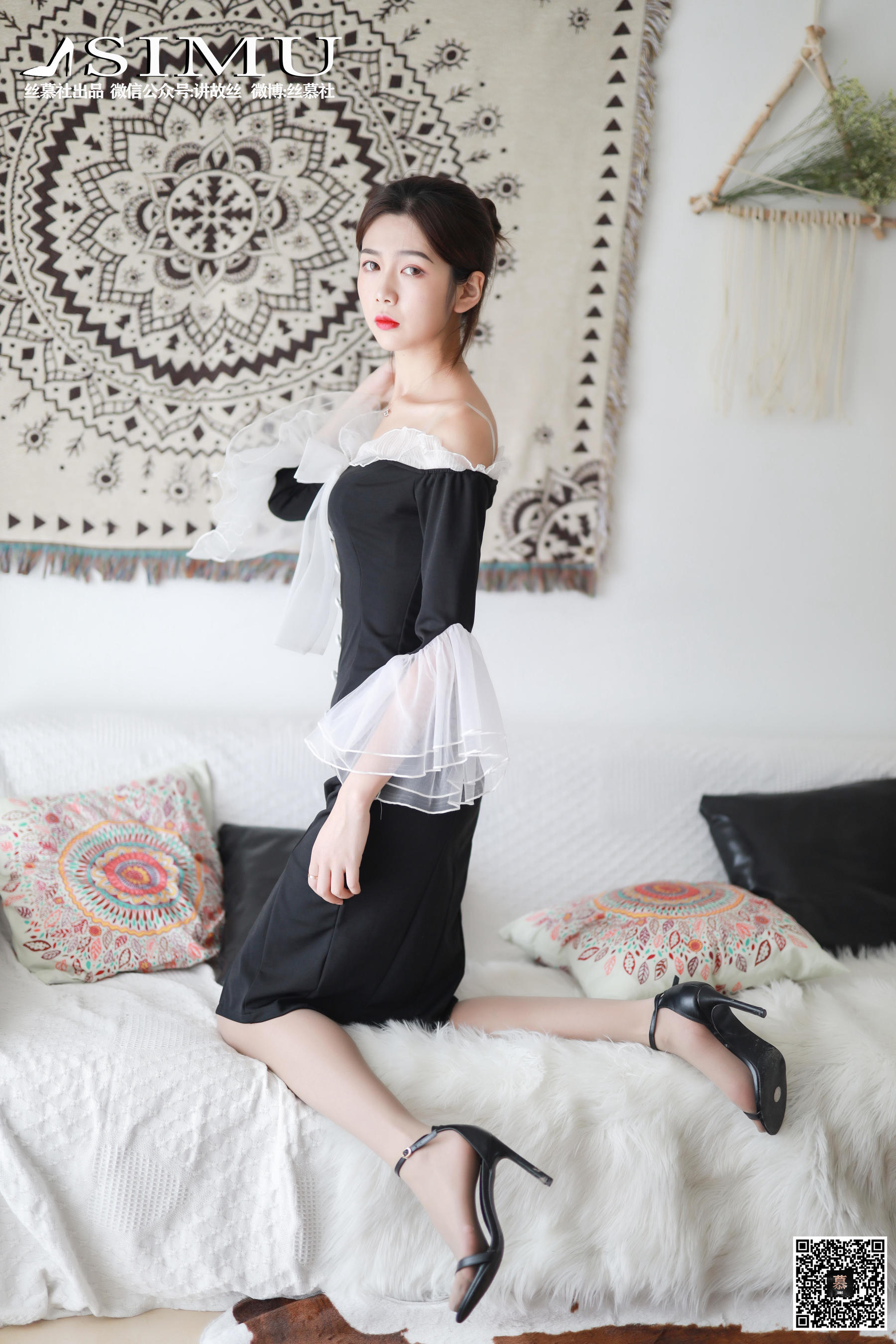 [丝慕] 特写集TX023 新模 《新模的灰丝特写》  第51张