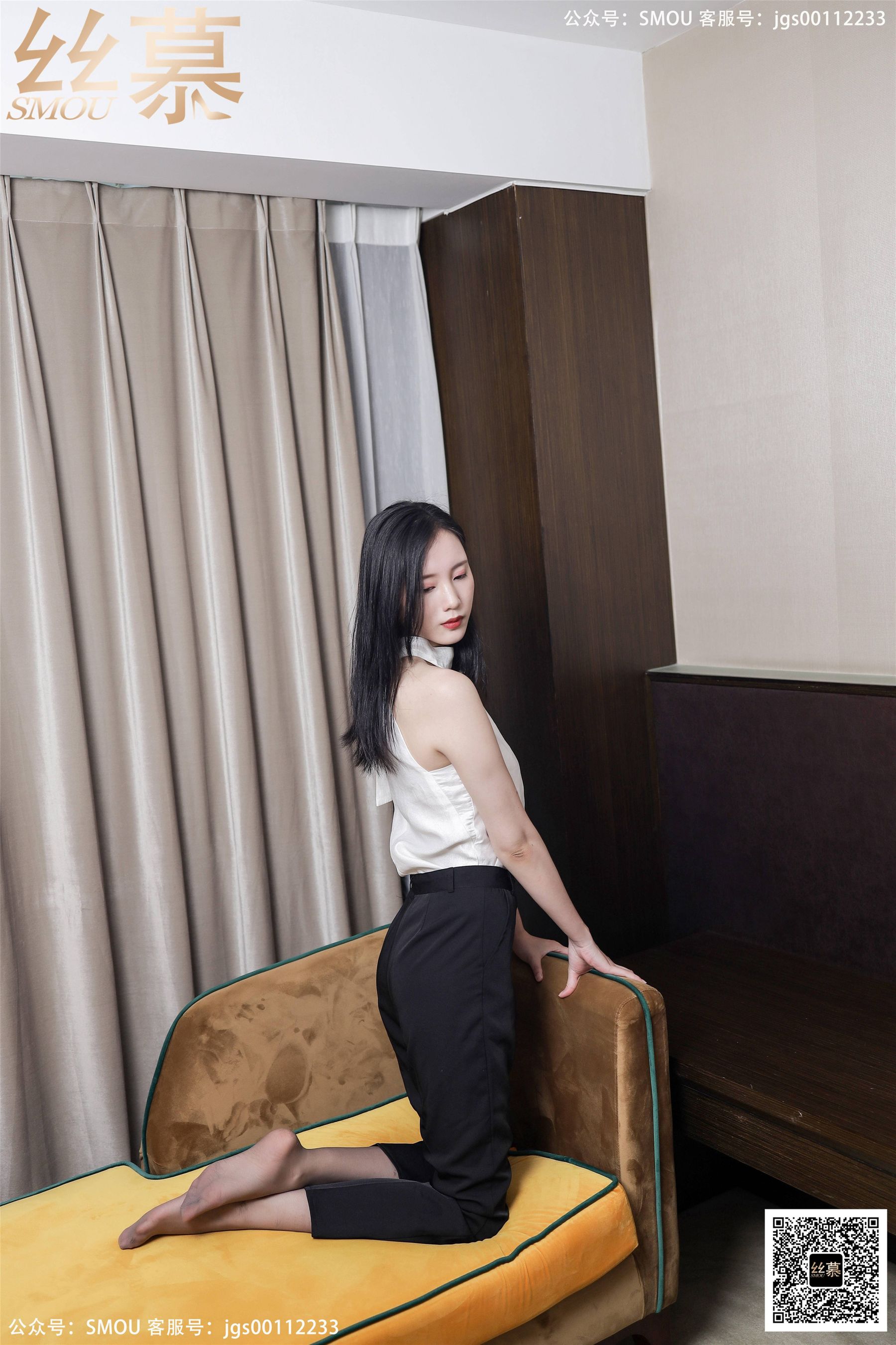 [丝慕] SM425 紫宁 《高腰OL西裤袜》  第52张