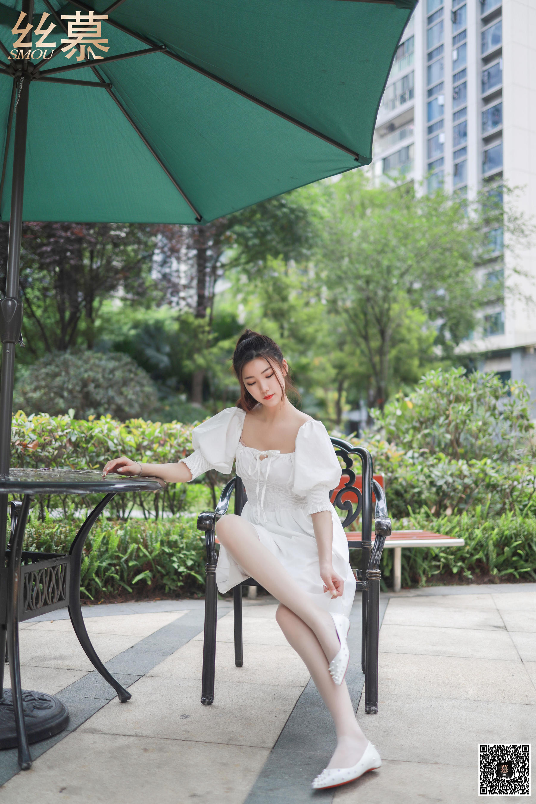 [丝慕] 特写集TX030 文欣 《阳光下的白丝光影》  第18张