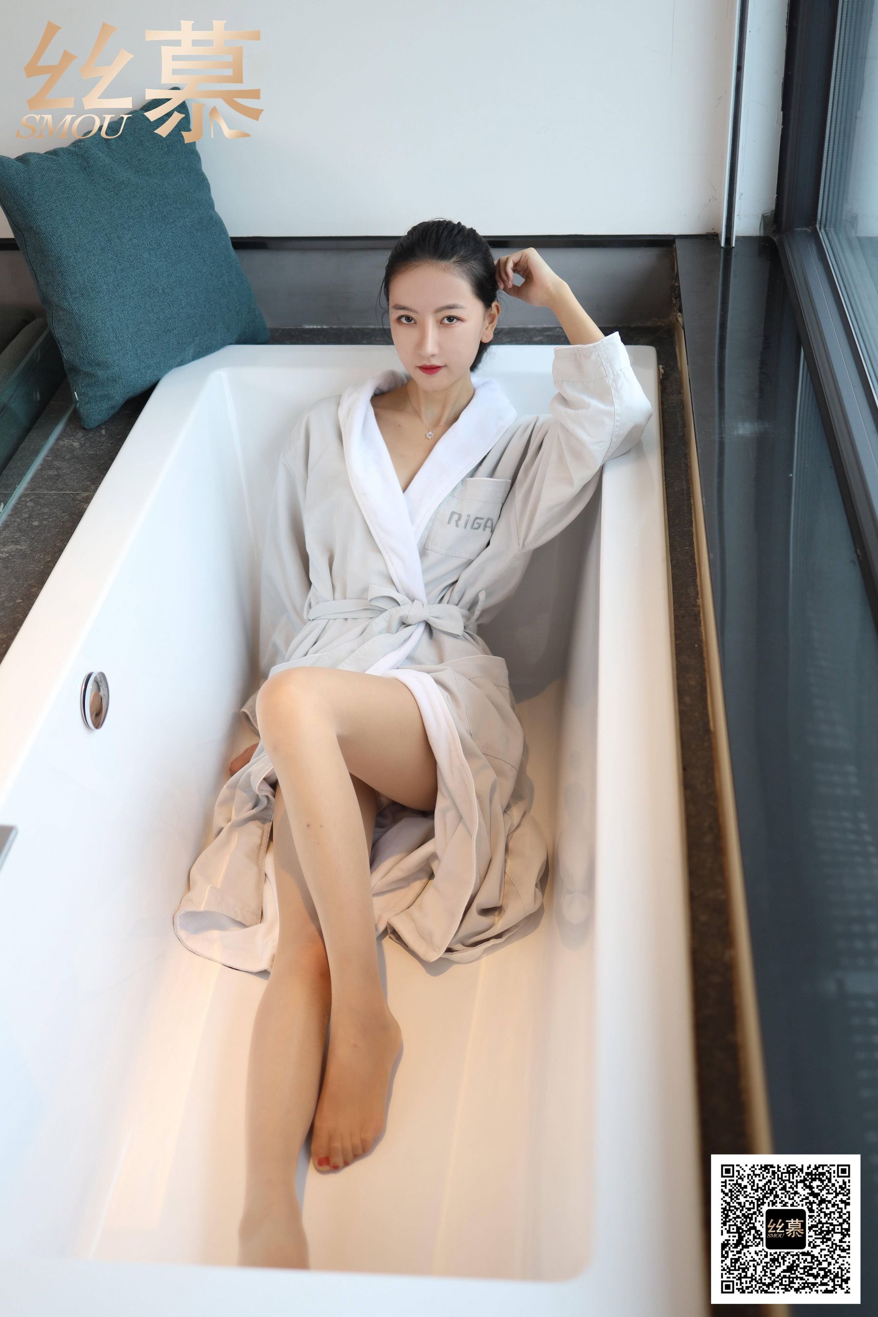 [丝慕] SM410 茗茗 《法兰绒浴袍》  第6张