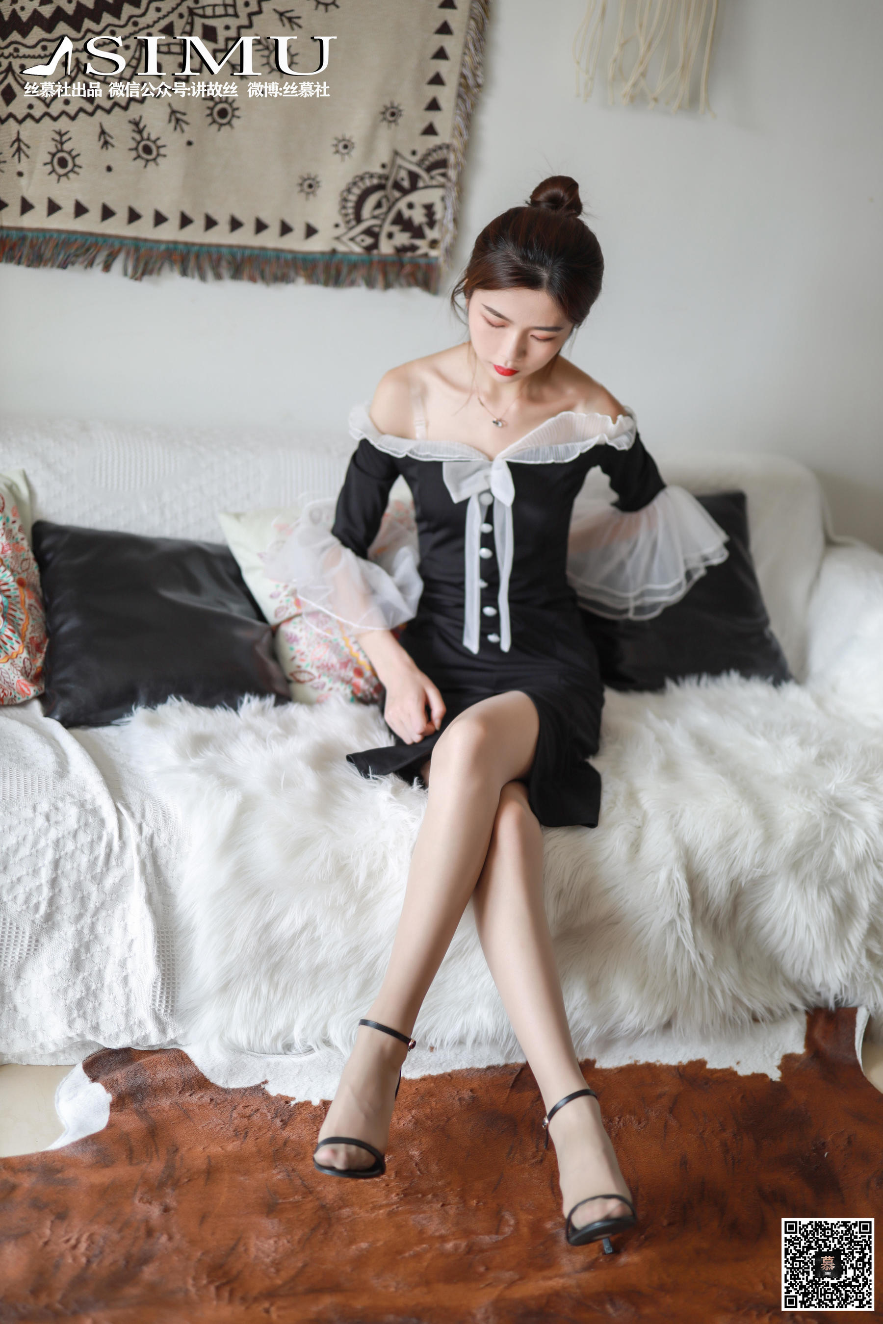 [丝慕] 特写集TX023 新模 《新模的灰丝特写》  第33张