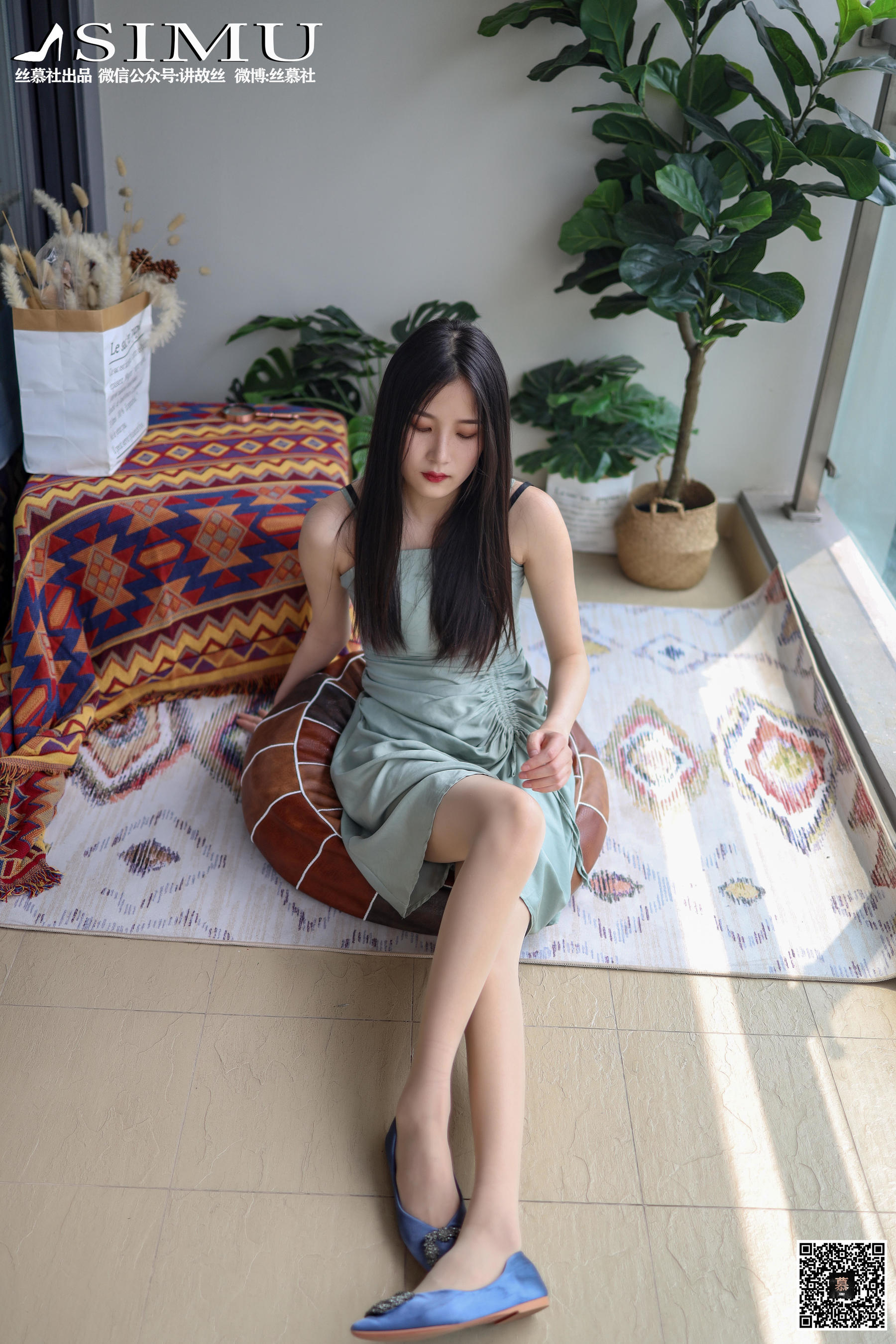 [丝慕] 特写集TX024 熙熙 《阳台玩丝的熙熙》  第15张