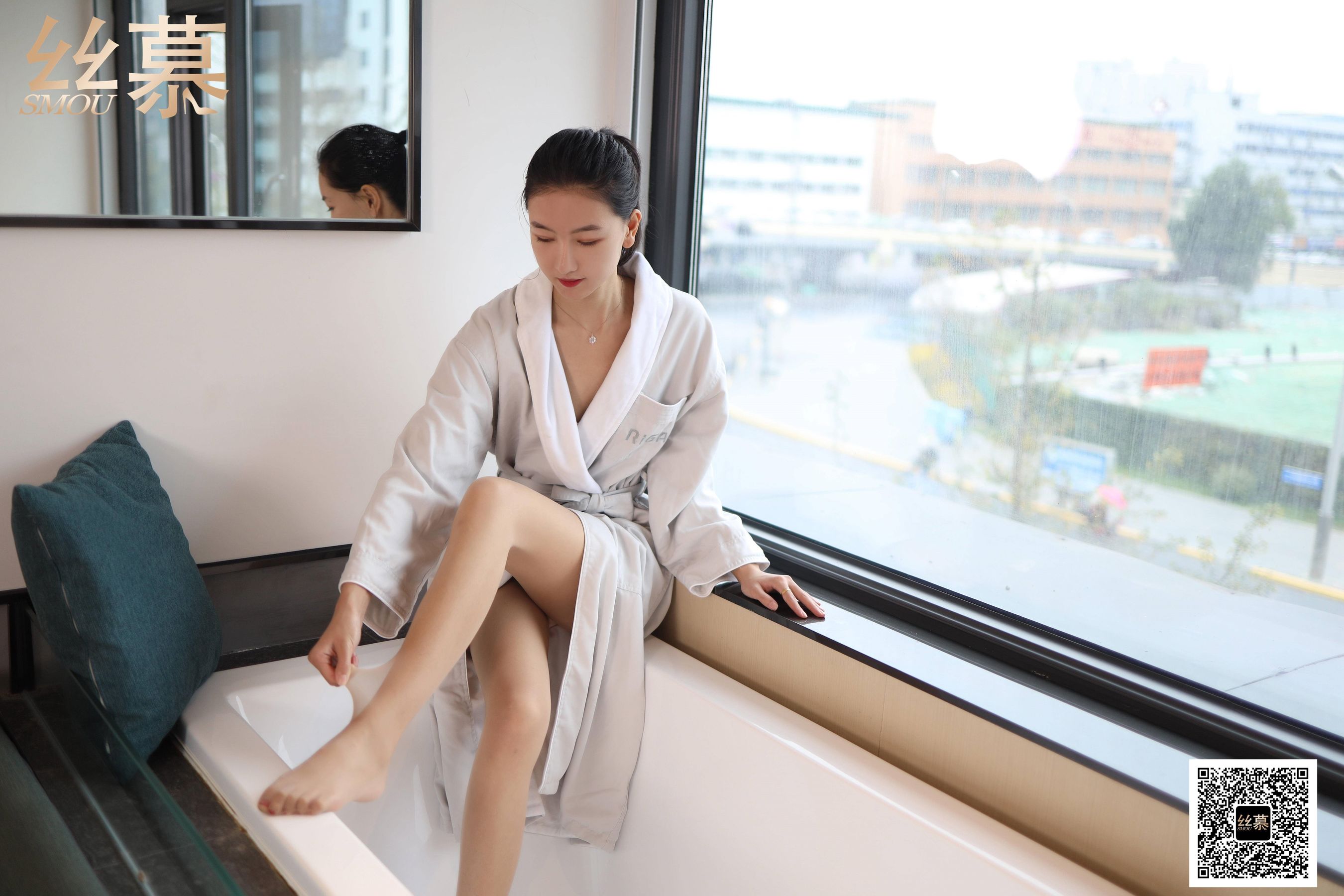 [丝慕] SM410 茗茗 《法兰绒浴袍》  第5张