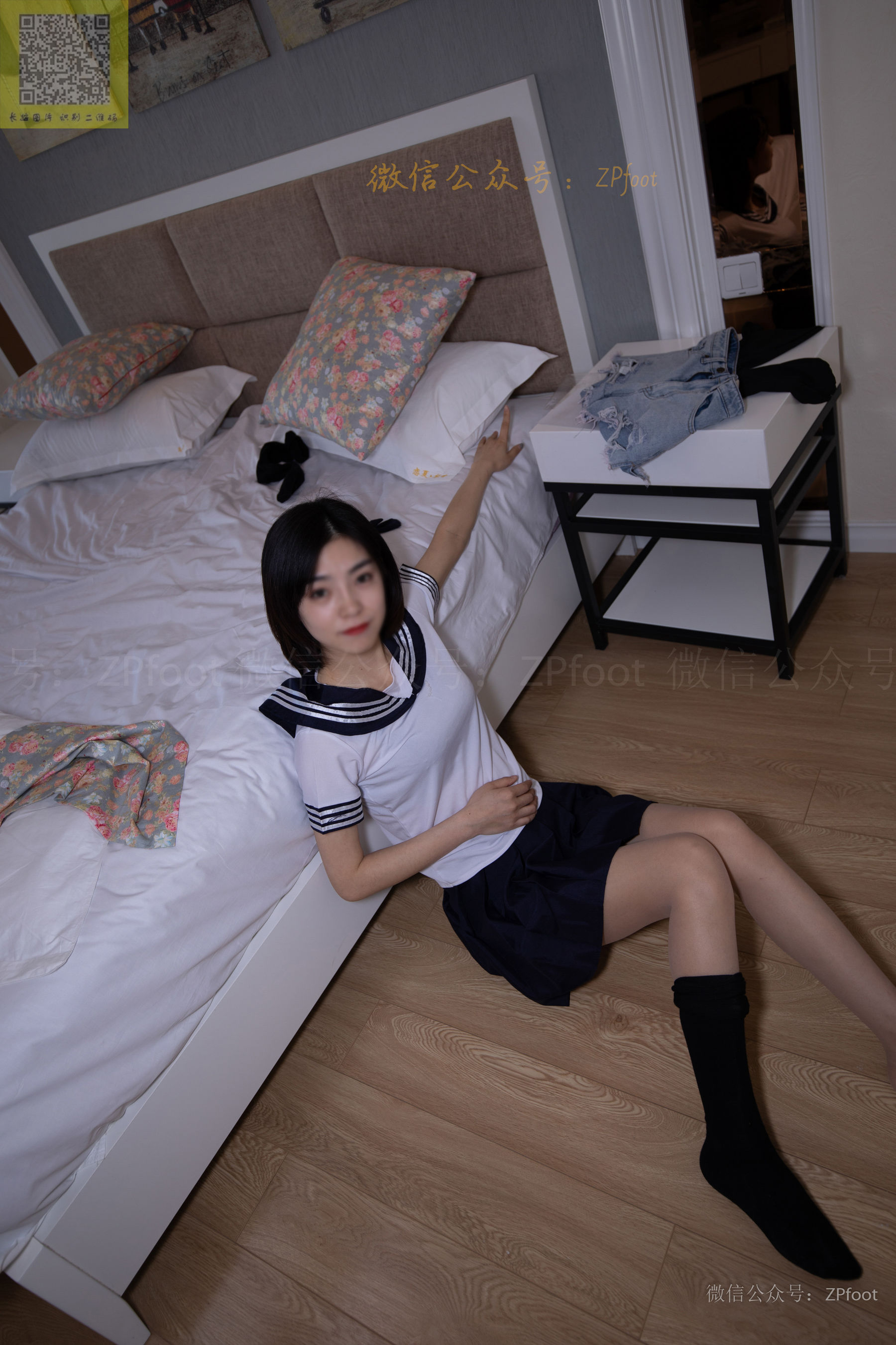 [山茶摄影LSS] NO.118  学妹制服棉袜rosi 第20张