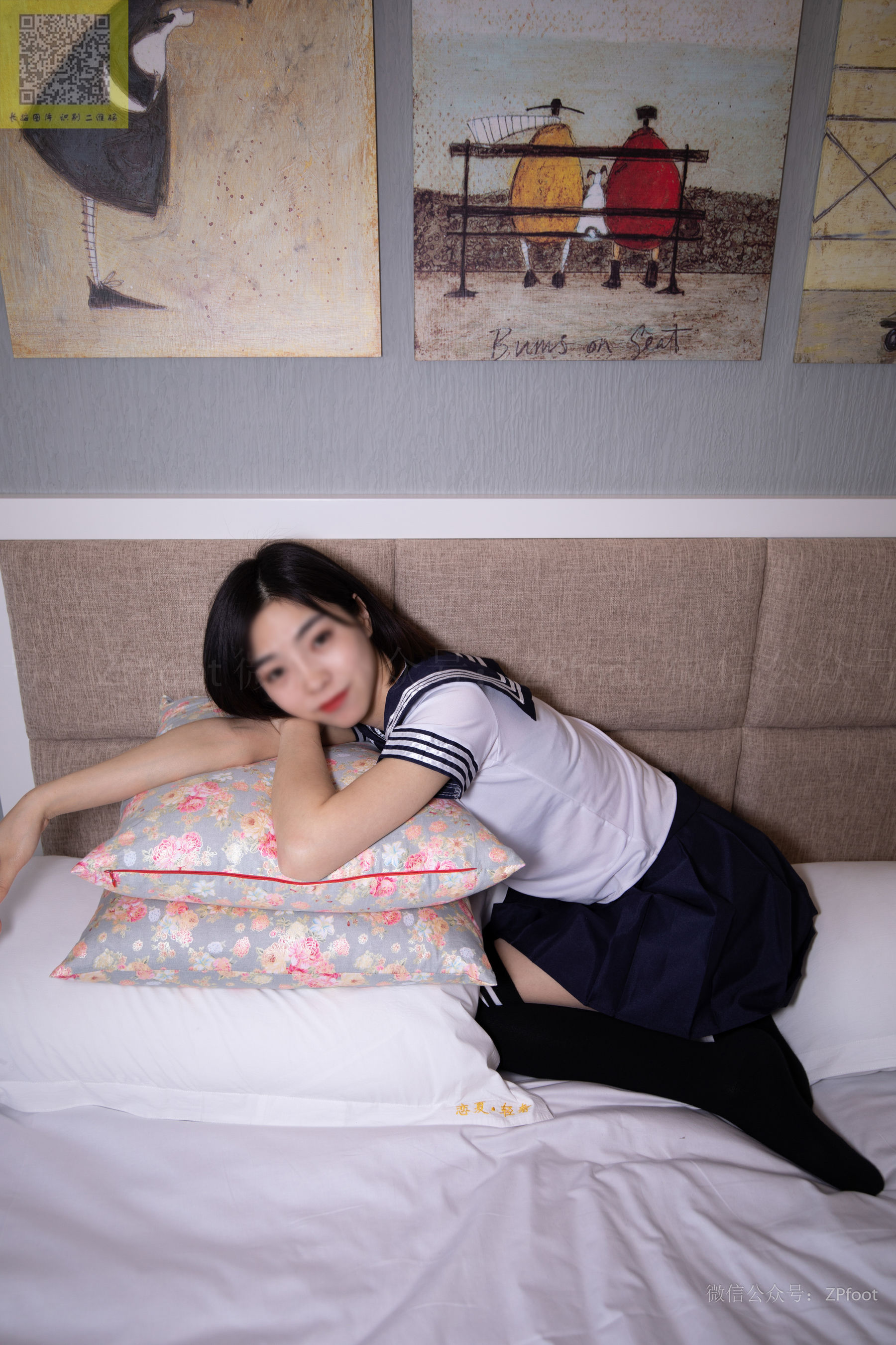[山茶摄影LSS] NO.118  学妹制服棉袜rosi 第10张