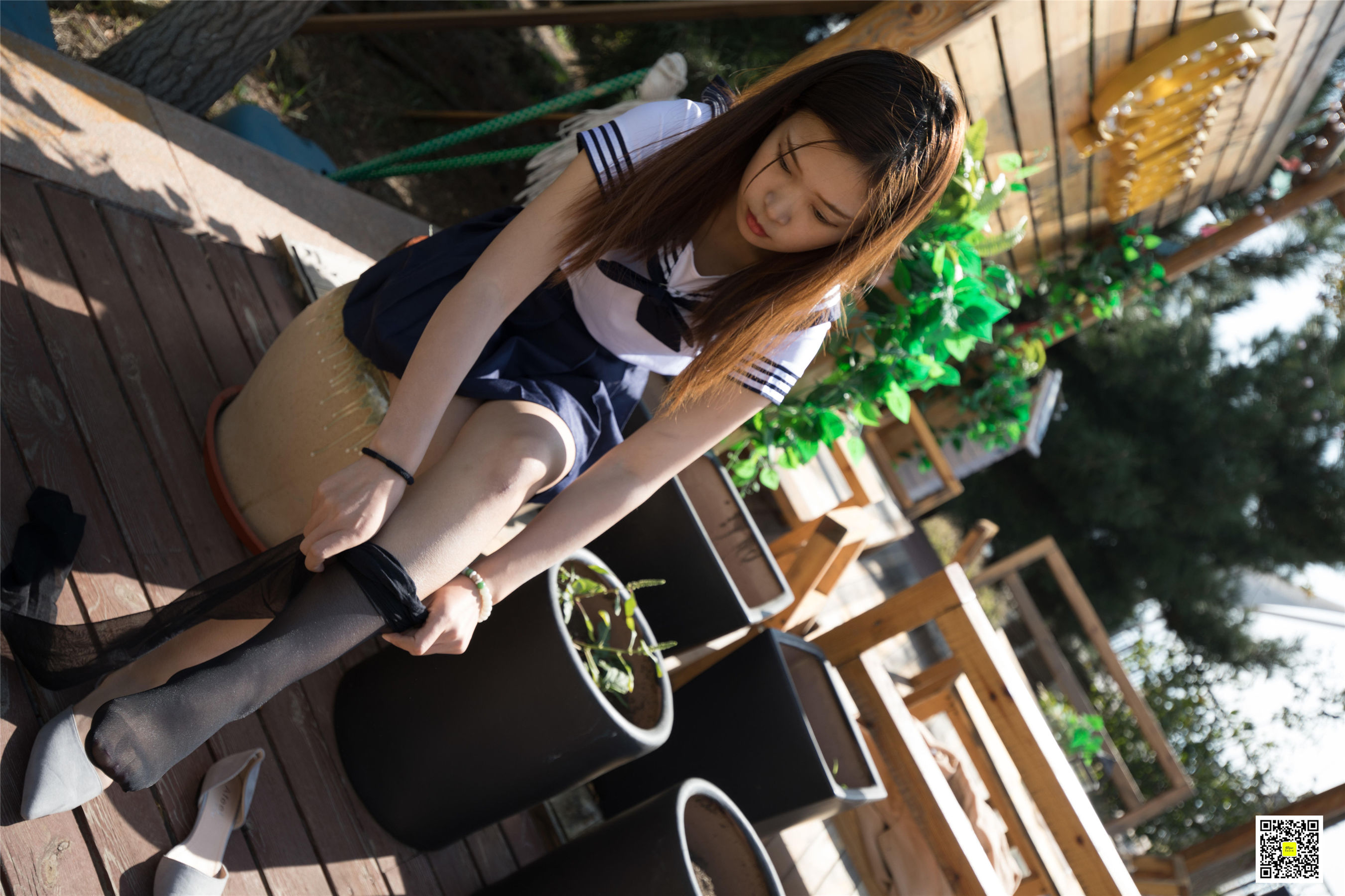 [山茶摄影LSS] NO.068  户外脱丝的小妹 第7张