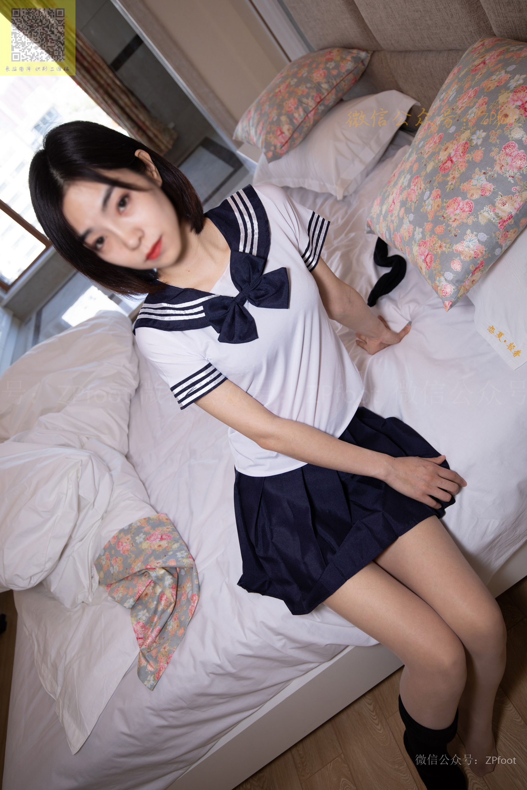 [山茶摄影LSS] NO.118  学妹制服棉袜rosi 第18张