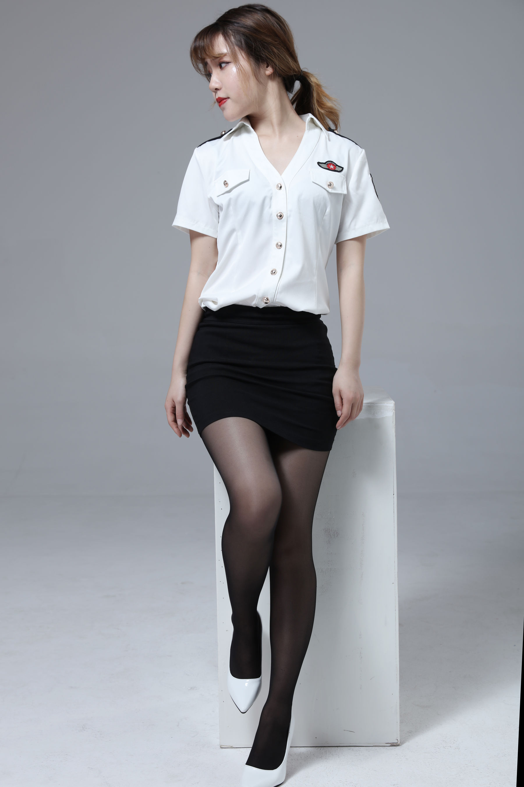 [奈丝] NO.115 高高 制服黑丝  第5张