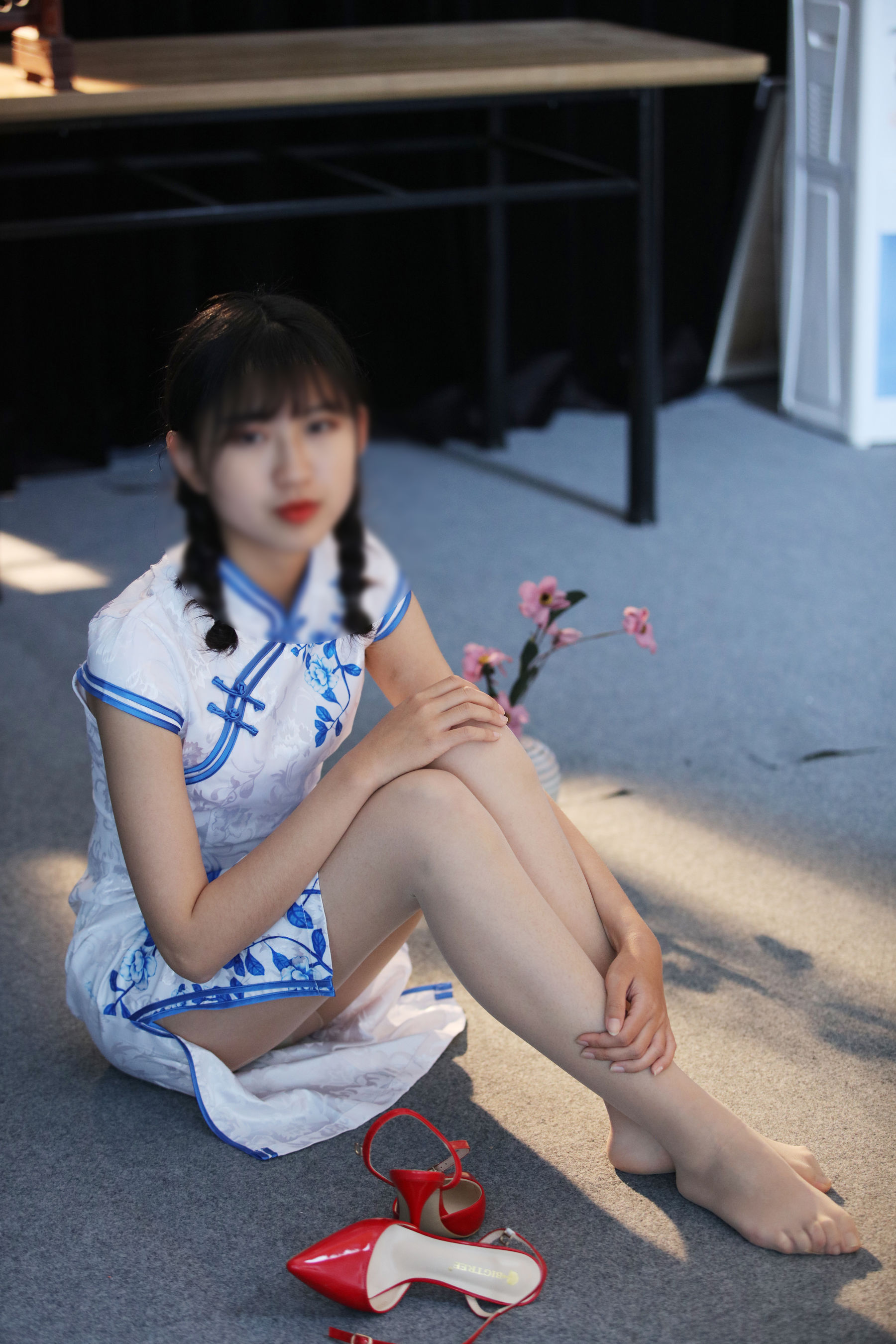[奈丝] NO.114 小橙子 初尝旗袍肉丝  第8张