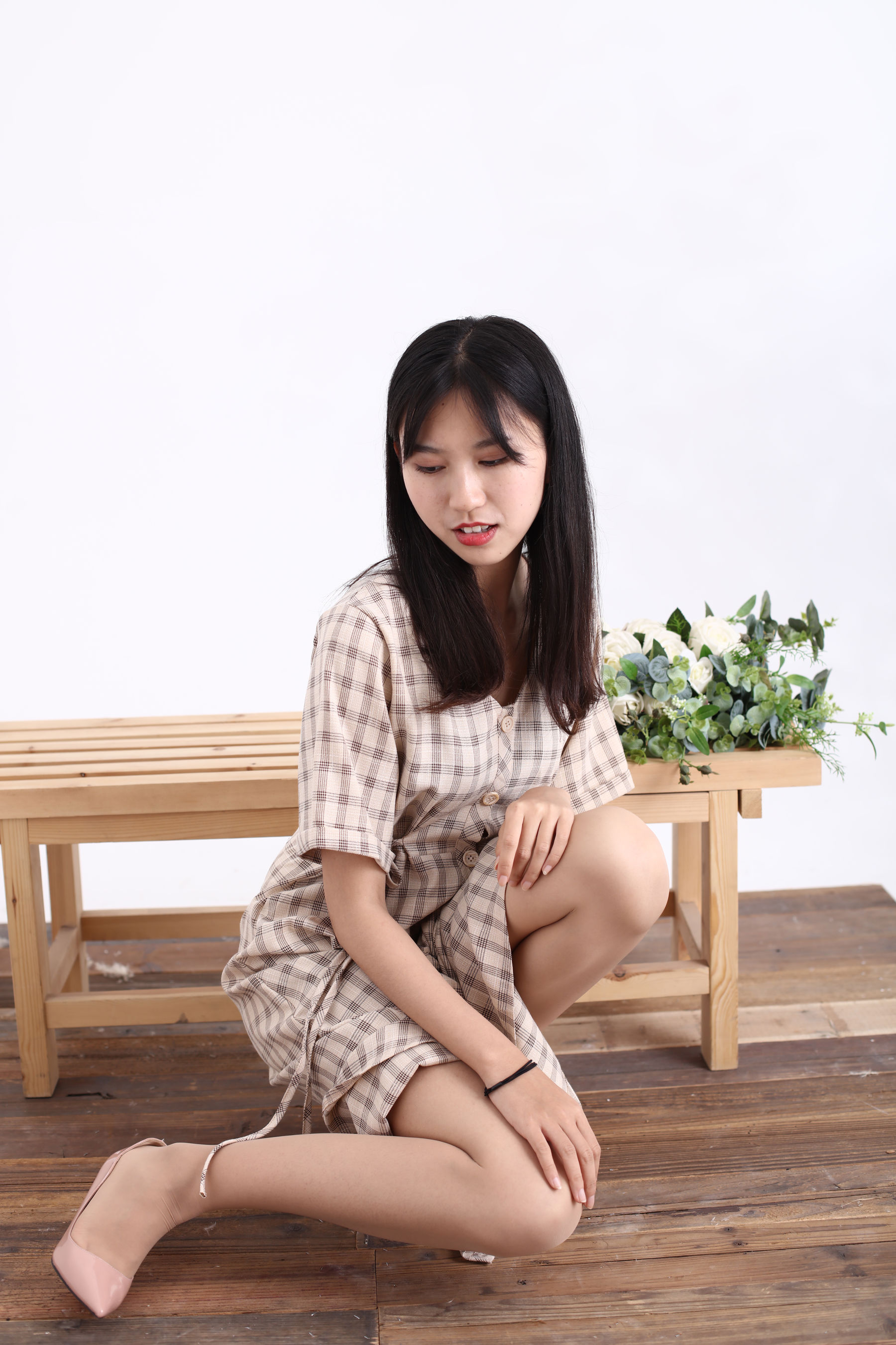 [奈丝] NO.128 小橙子 80年代的复古衬衫裙  第40张