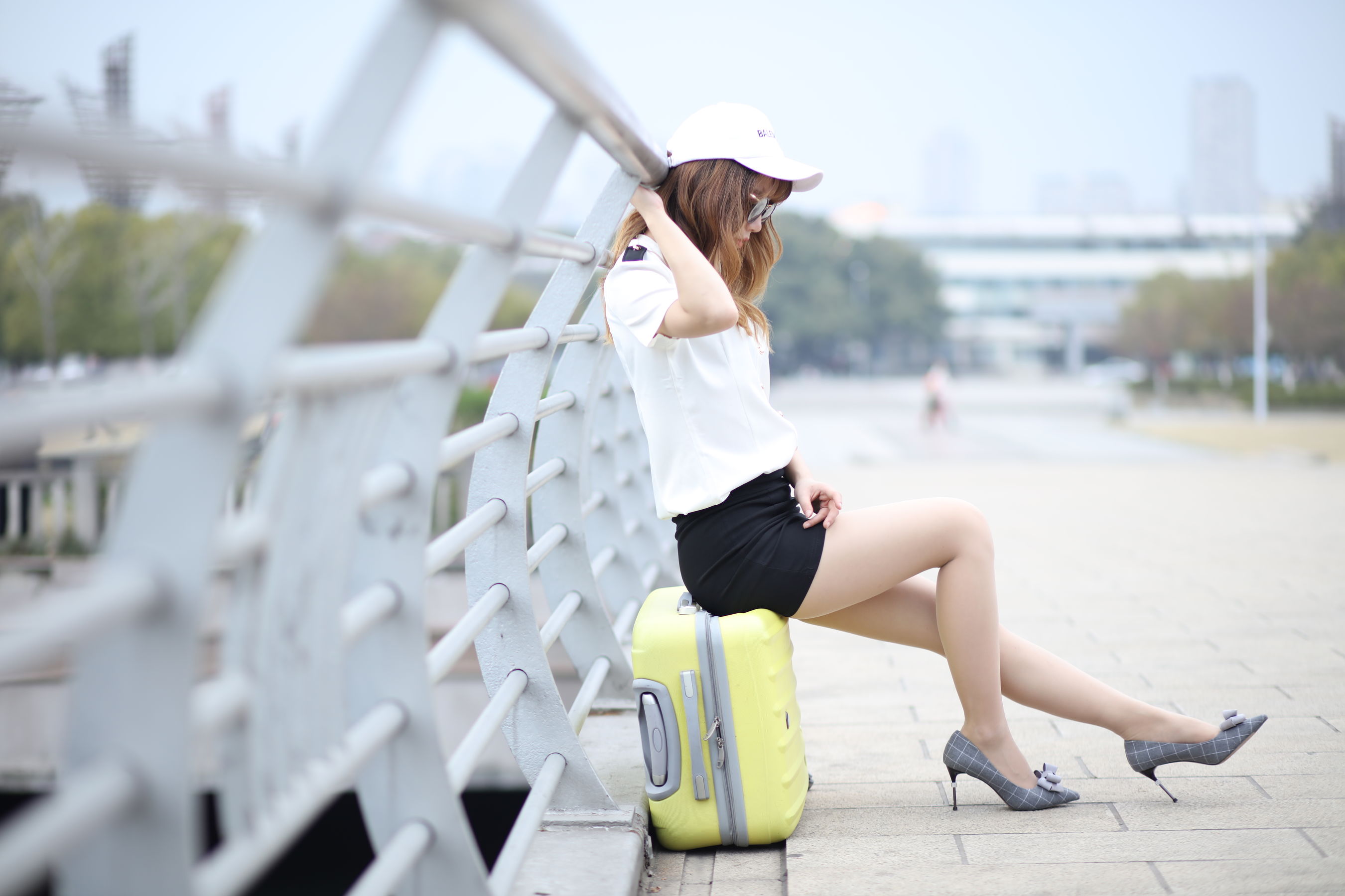 [奈丝] NO.081 高高 天桥上的制服girl  第5张