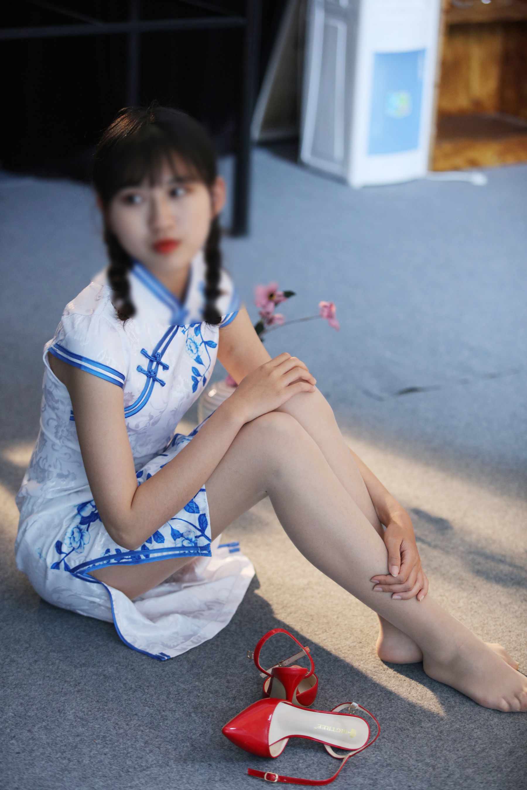 [奈丝] NO.114 小橙子 初尝旗袍肉丝  第9张