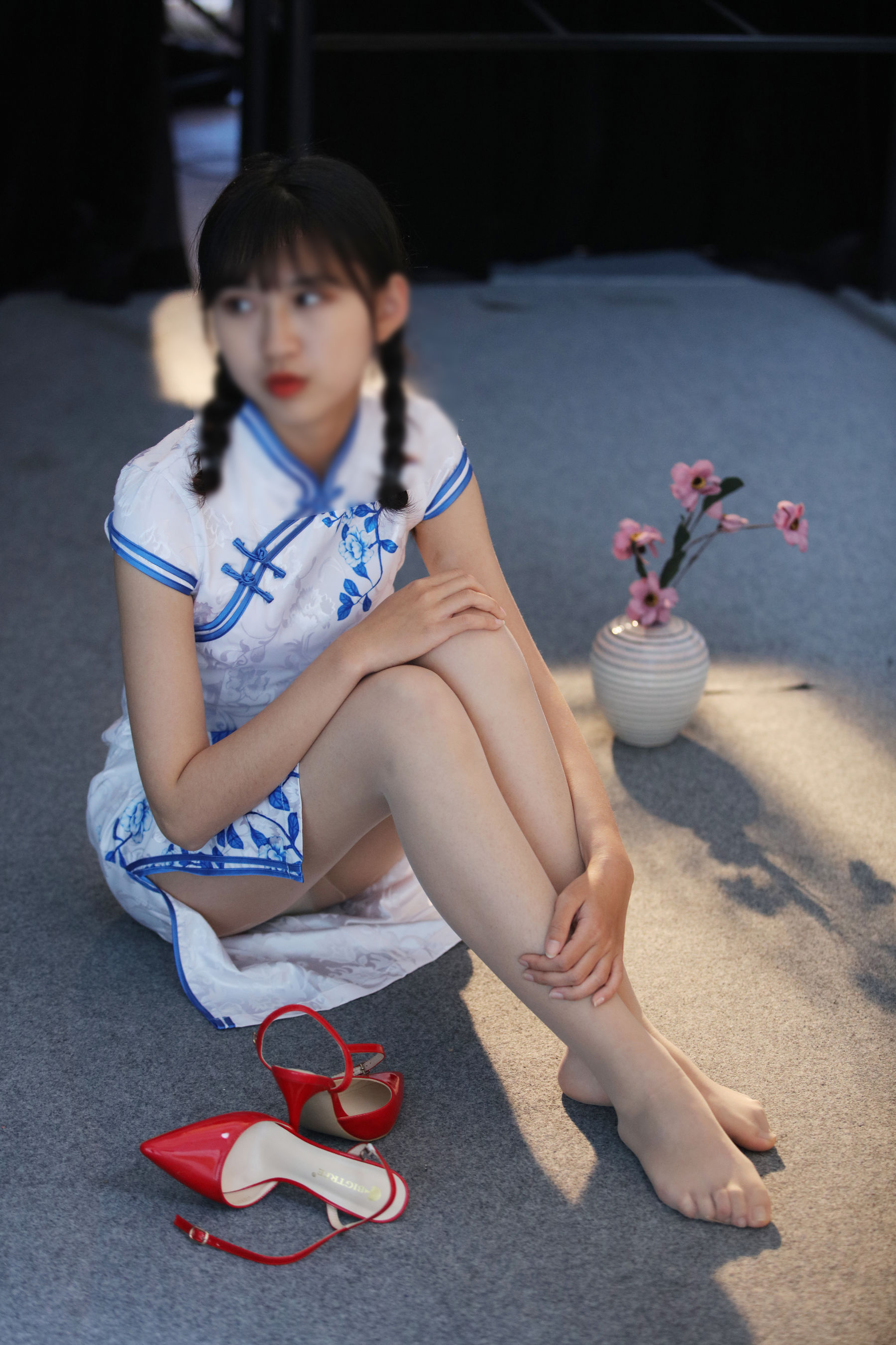 [奈丝] NO.114 小橙子 初尝旗袍肉丝  第9张